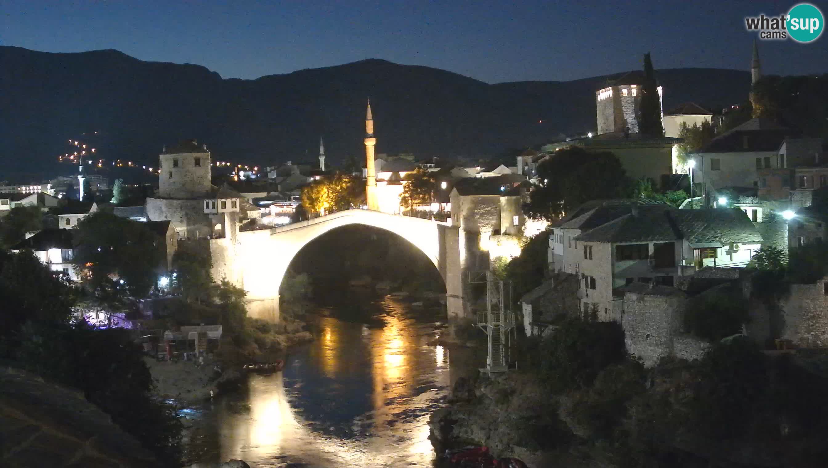 Mostar web kamera – Stari Most i rijeka Neretva – Goa Mostar