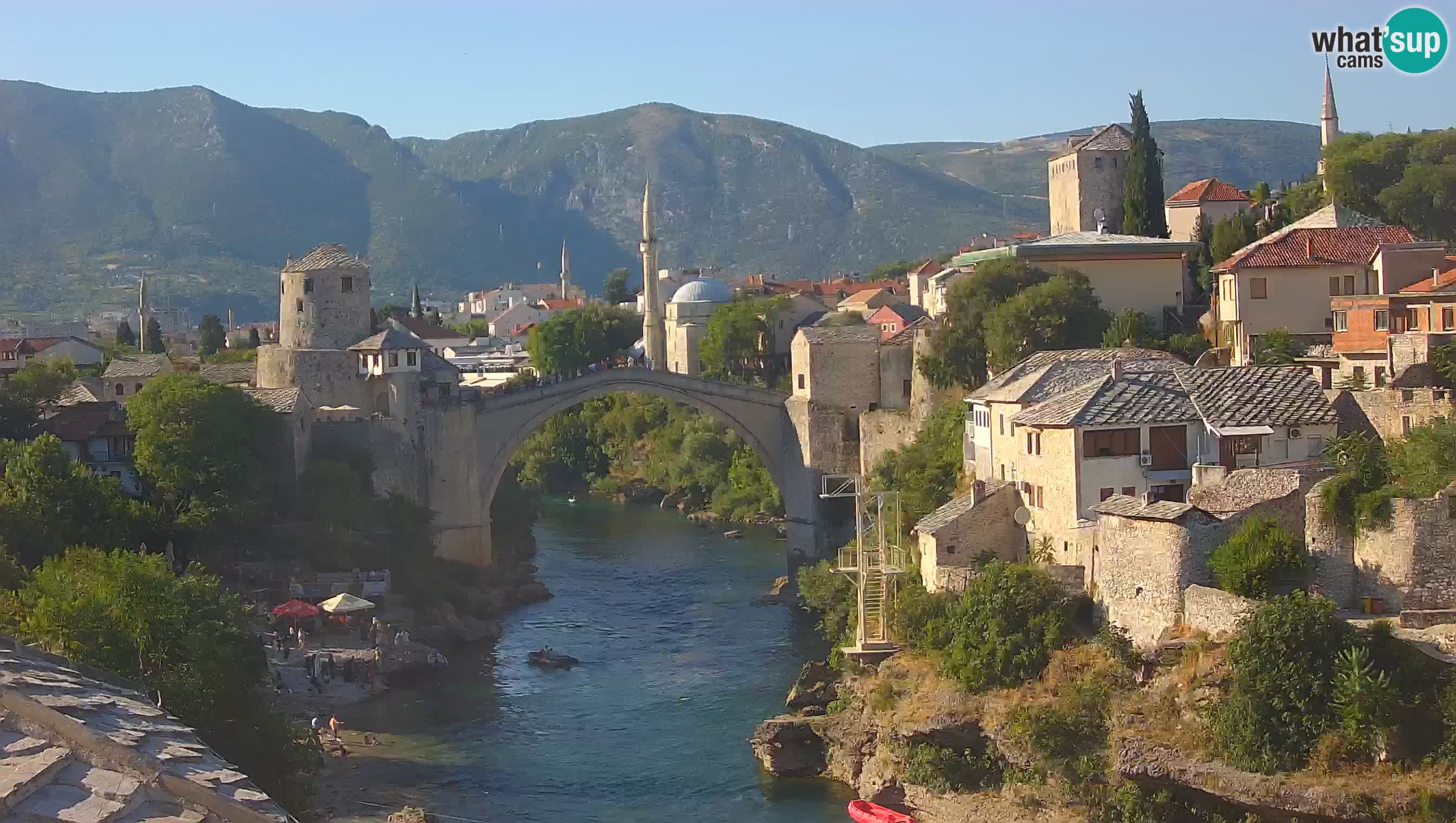 Webcam Mostar – Il Ponte Vecchio sul fiume Neretva