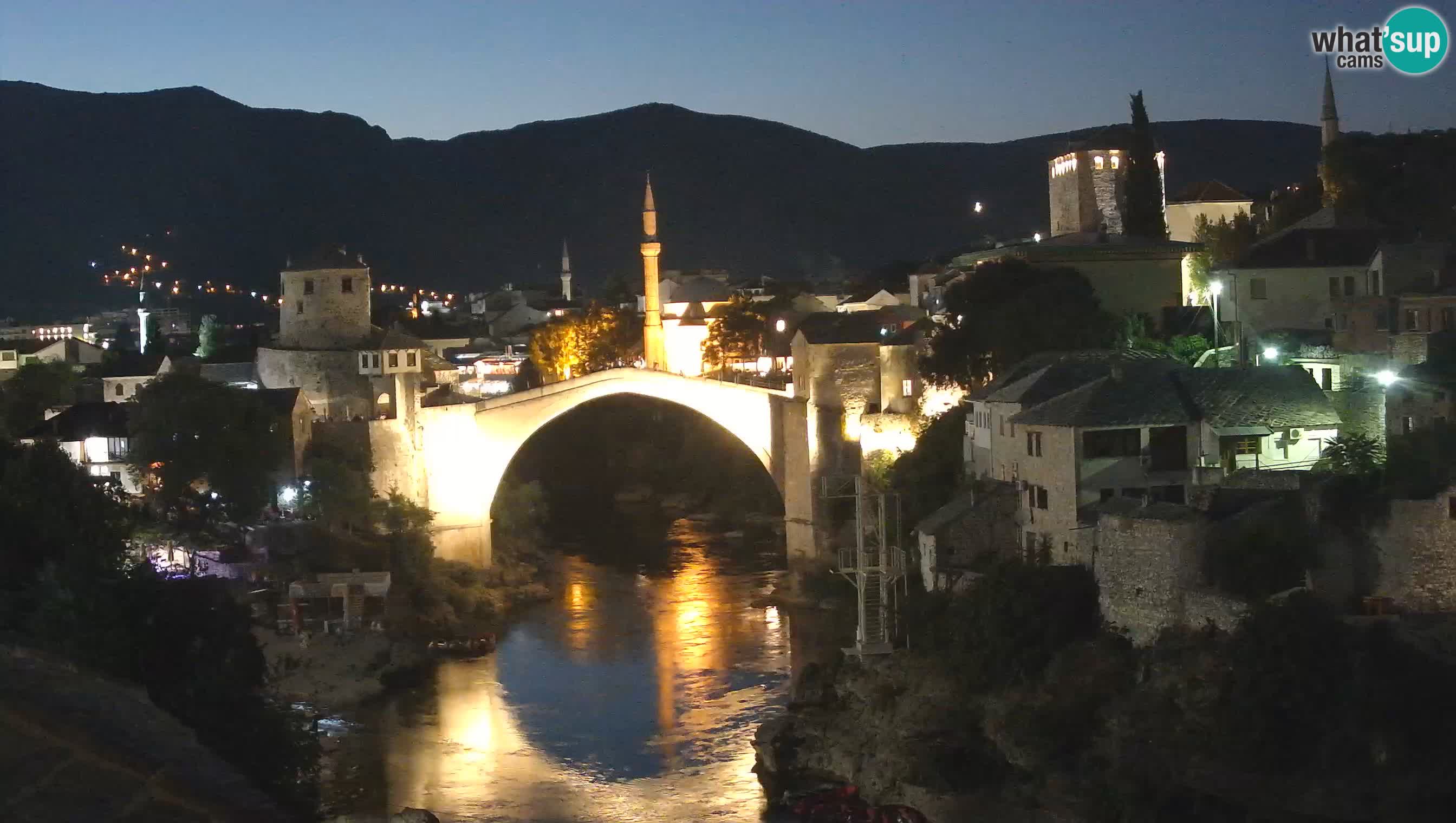 Cámara web de Mostar – El Viejo Puente sobre el río Neretva