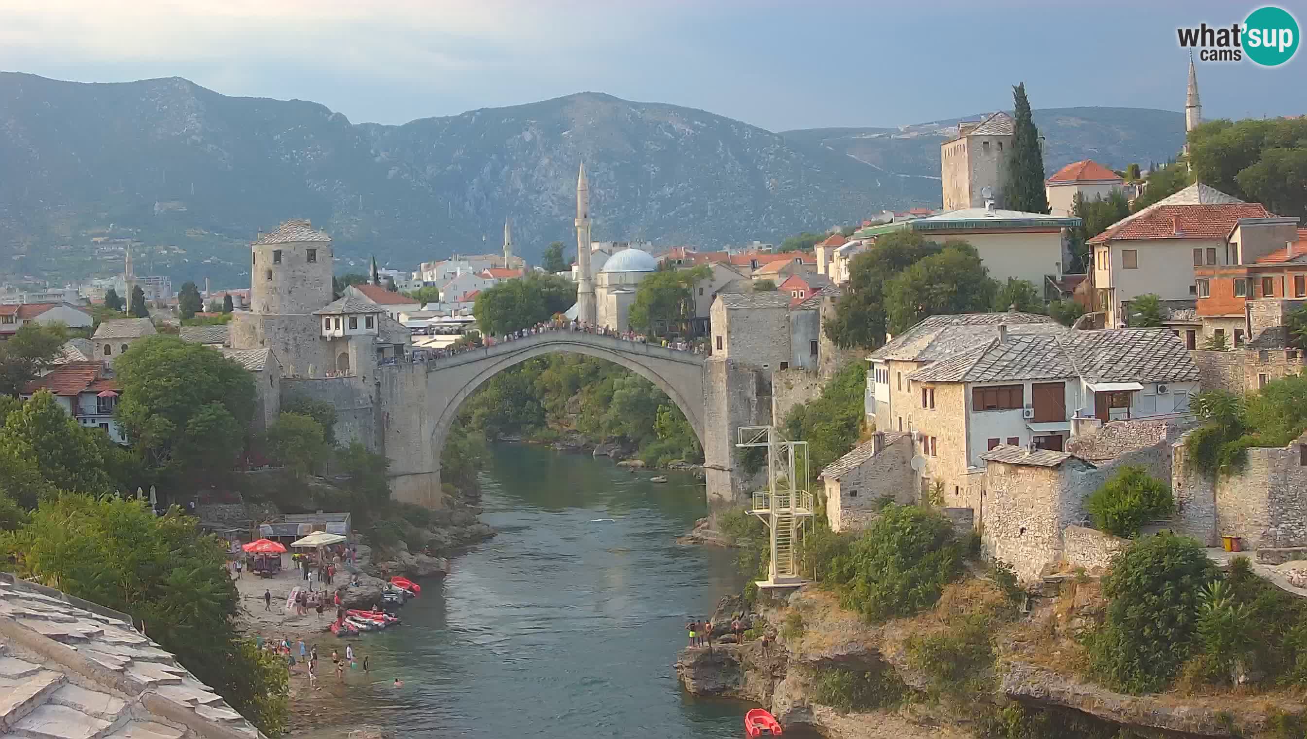 Mostar webcam – LIVE Old Bridge and Neretva river