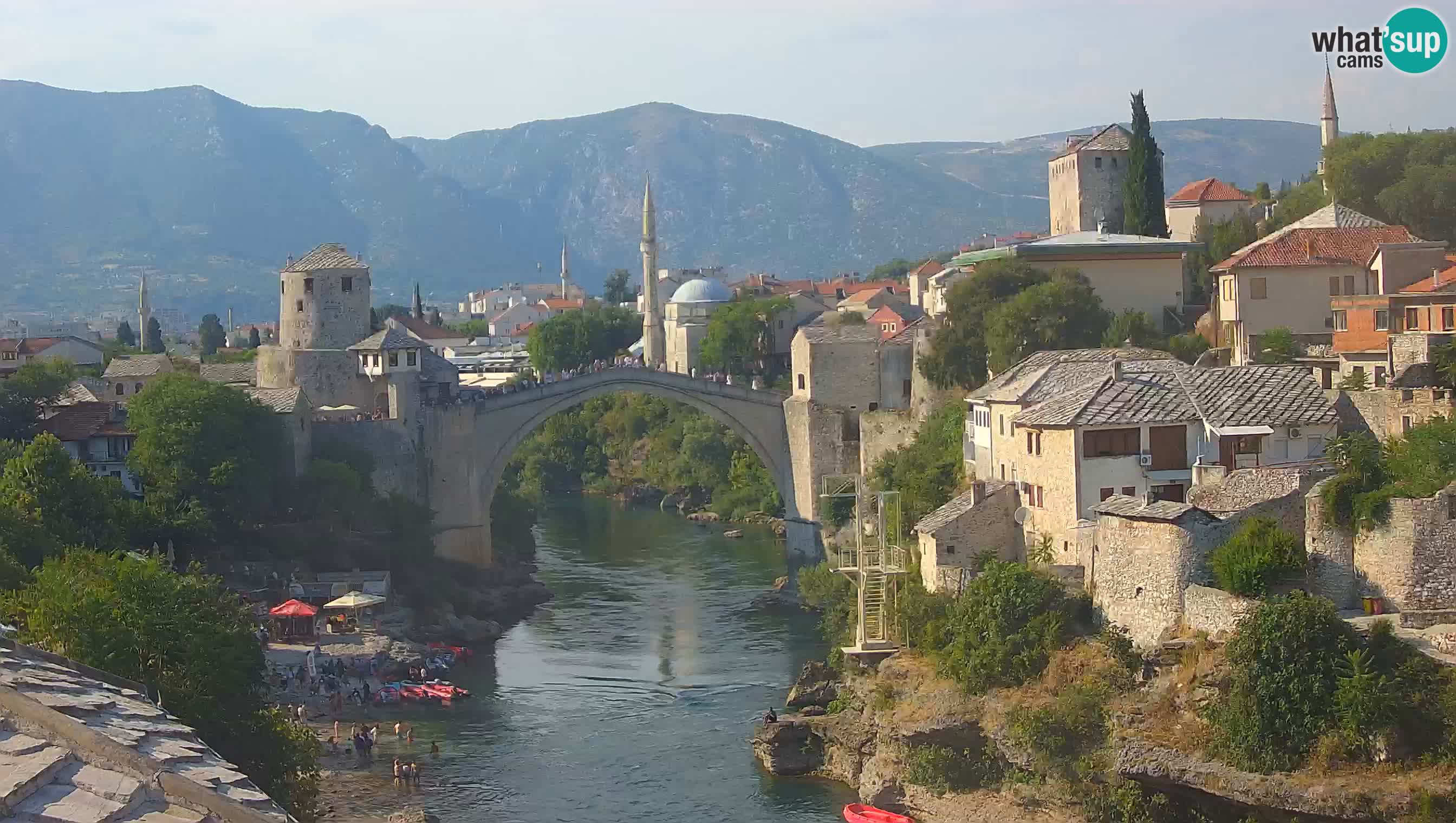 Mostar webcam – LIVE Old Bridge and Neretva river