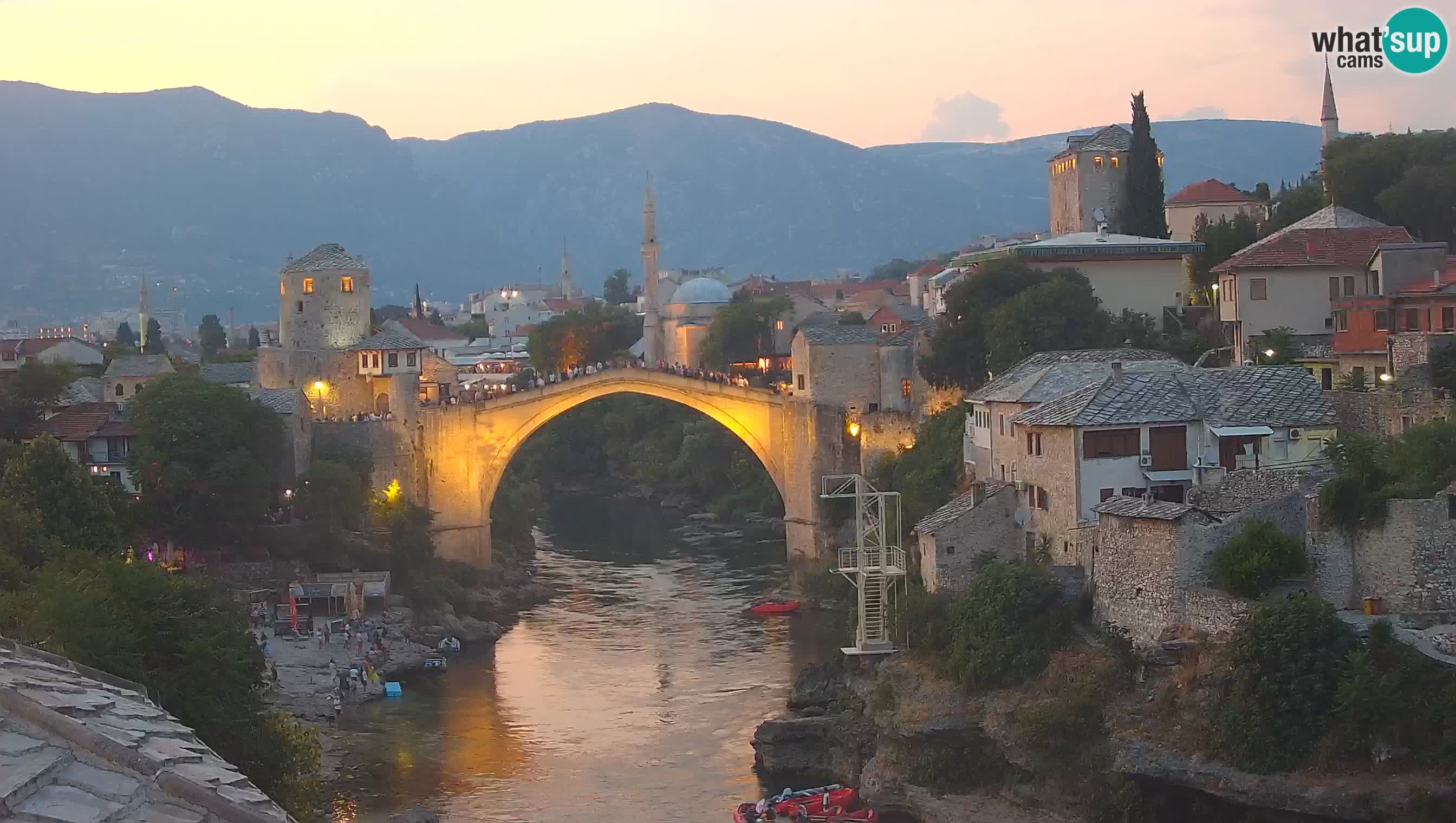 Mostar webcam – LIVE Old Bridge and Neretva river