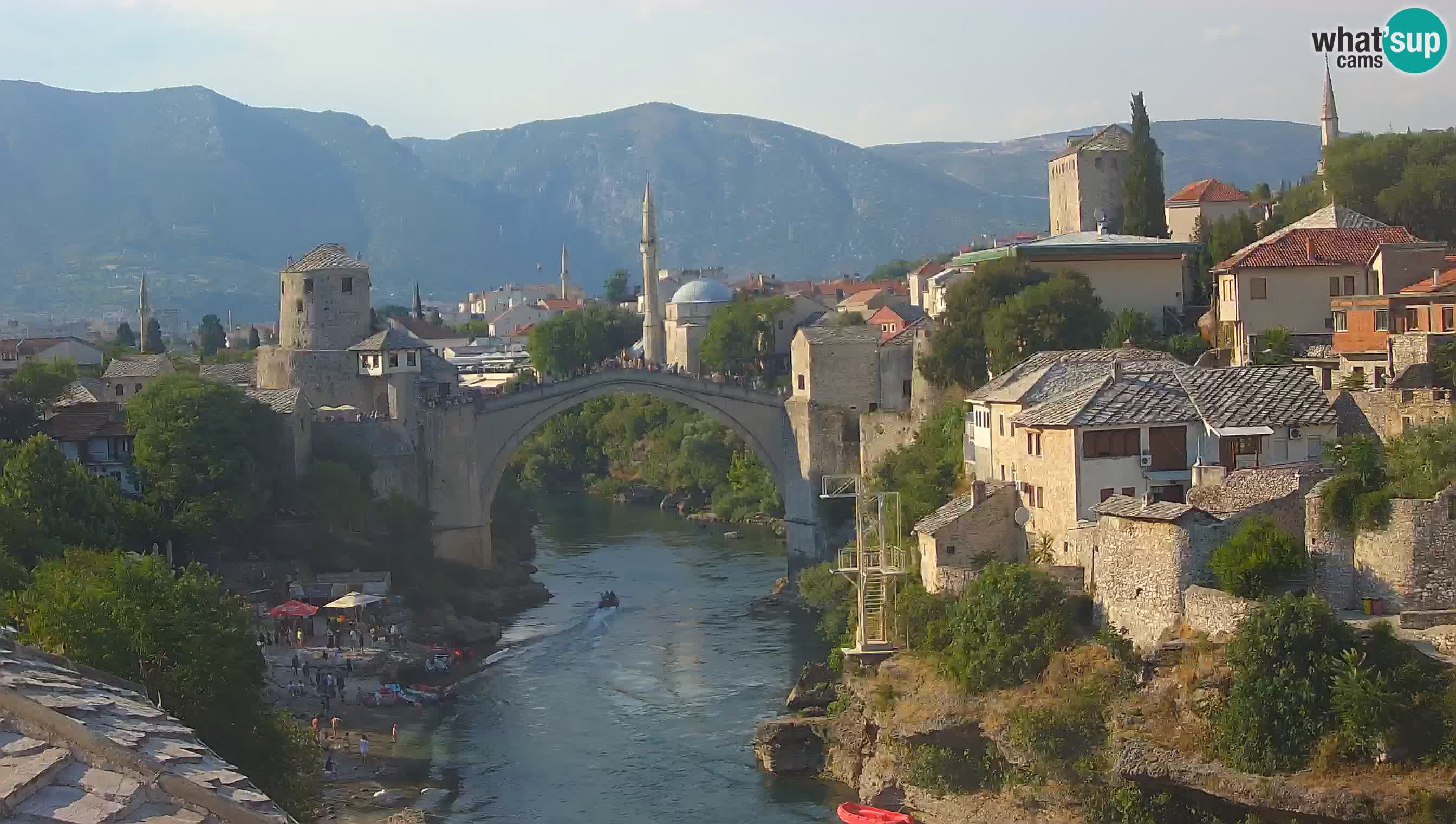 Webcam Mostar – Il Ponte Vecchio sul fiume Neretva