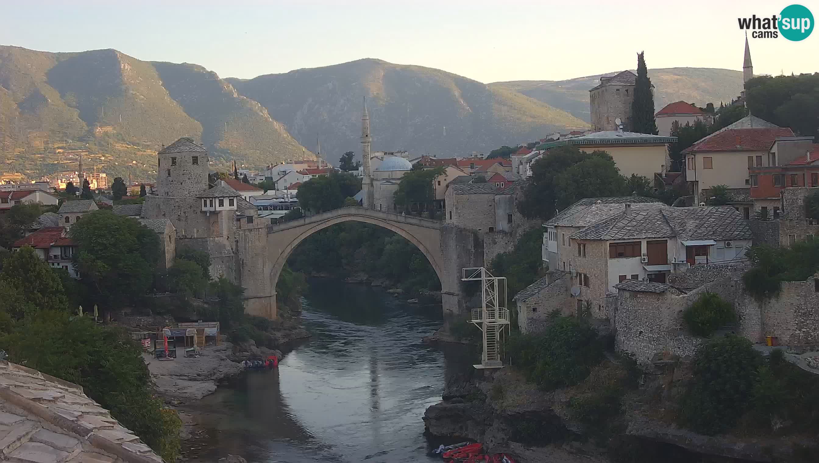 Mostar webcam – LIVE Old Bridge and Neretva river