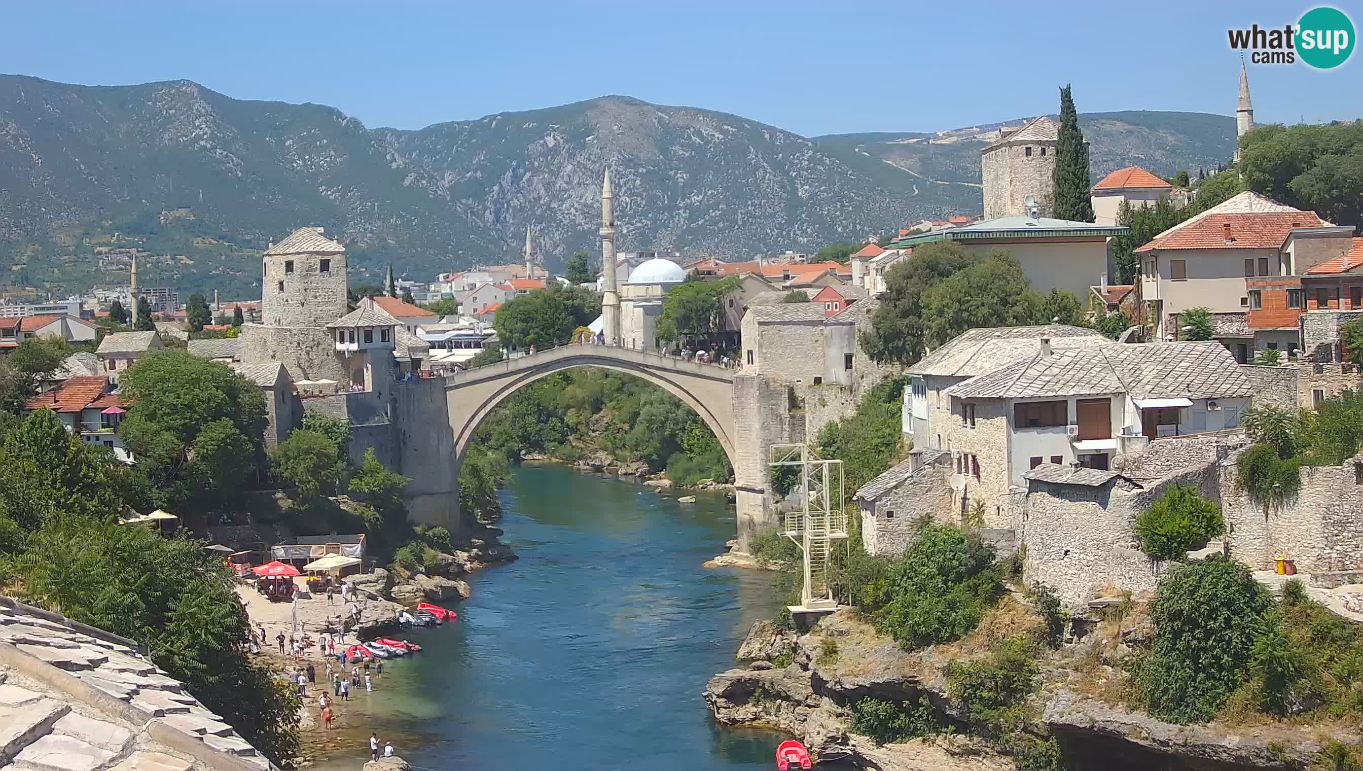 Mostar webcam – LIVE Old Bridge and Neretva river