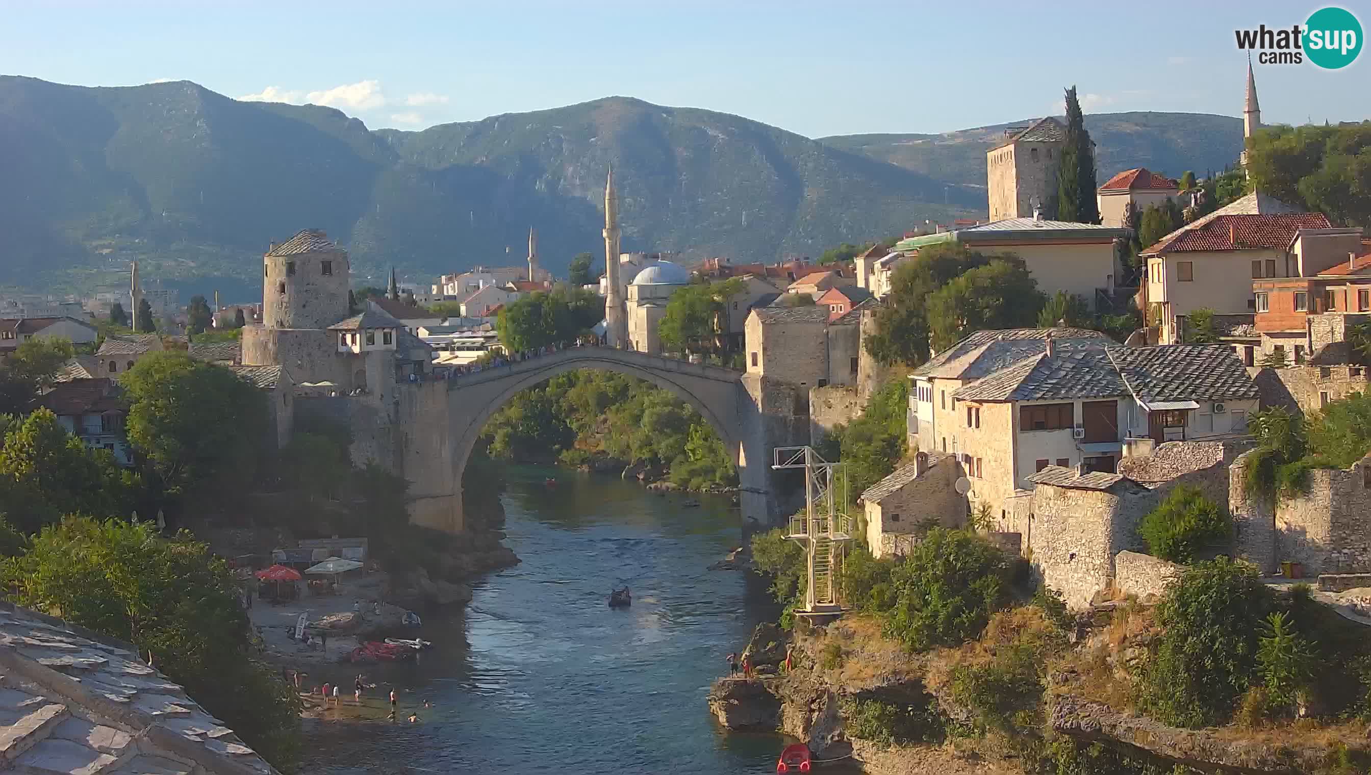 Webcam Mostar – Il Ponte Vecchio sul fiume Neretva