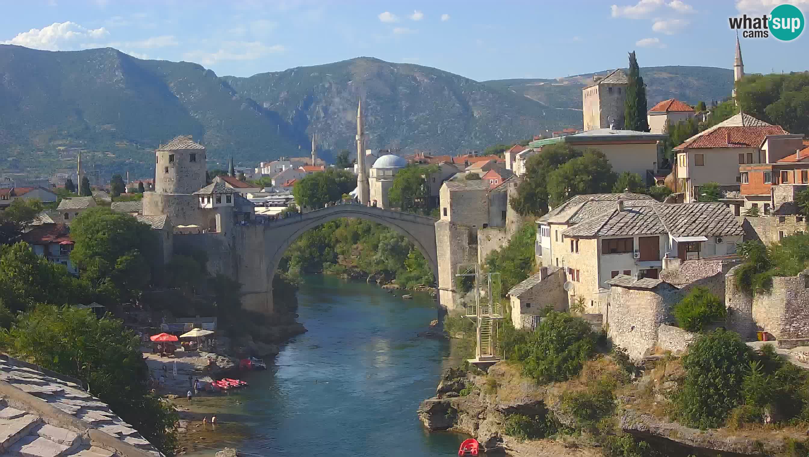 Mostar webcam – LIVE Old Bridge and Neretva river