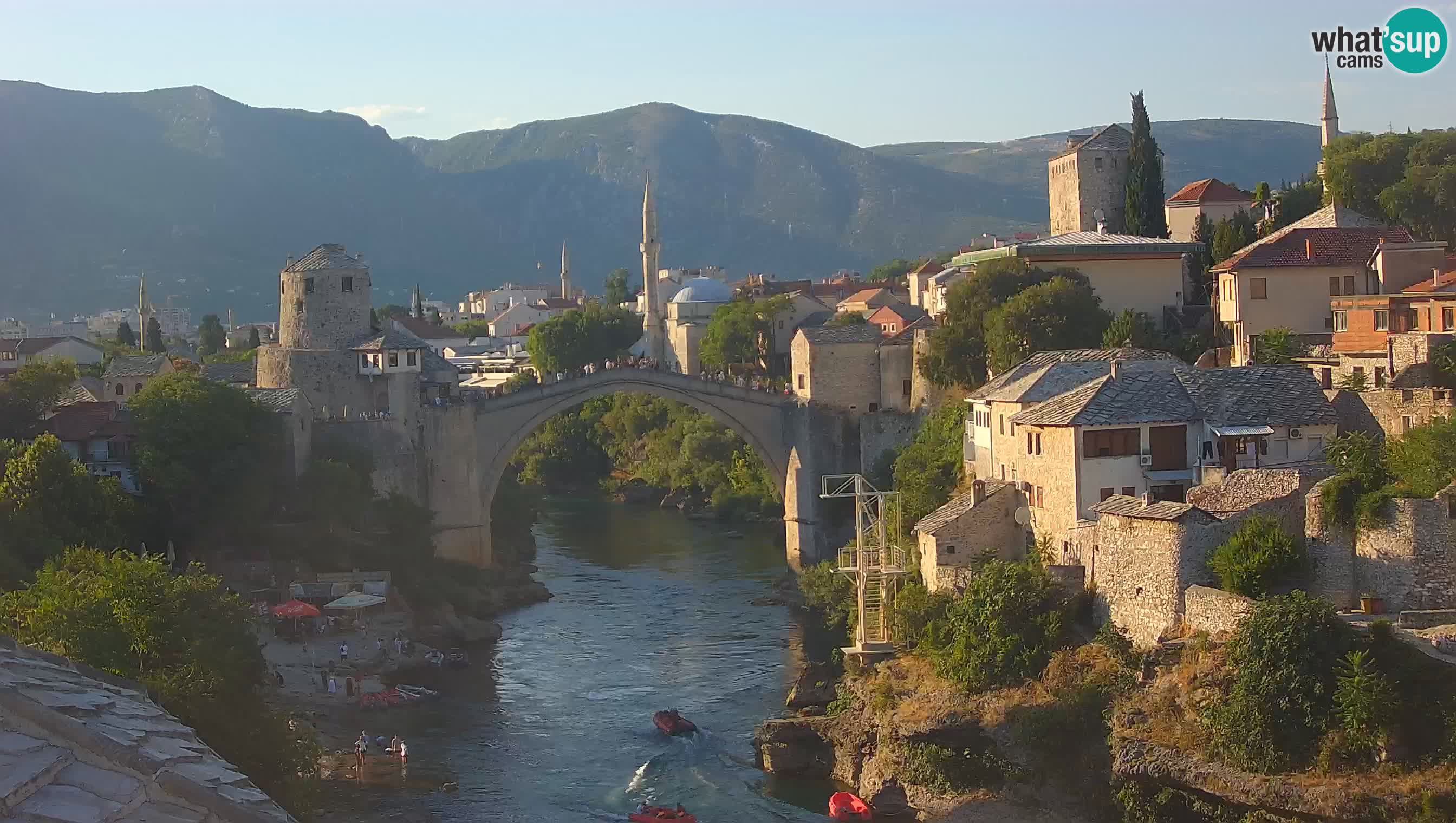 Mostar web kamera – Stari Most i rijeka Neretva – Goa Mostar