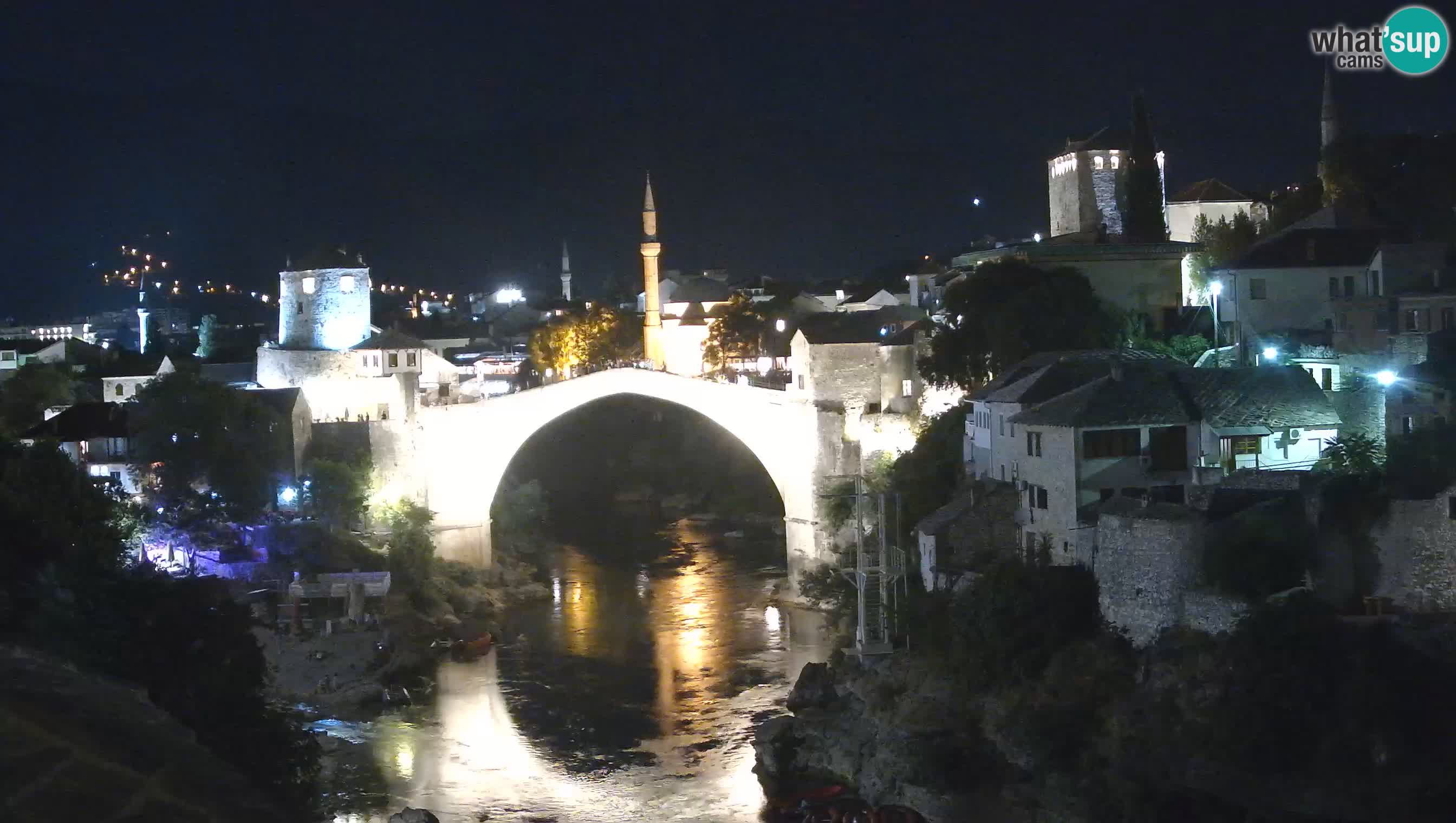Webcam de Mostar – Le Vieux Pont sur la rivière Neretva