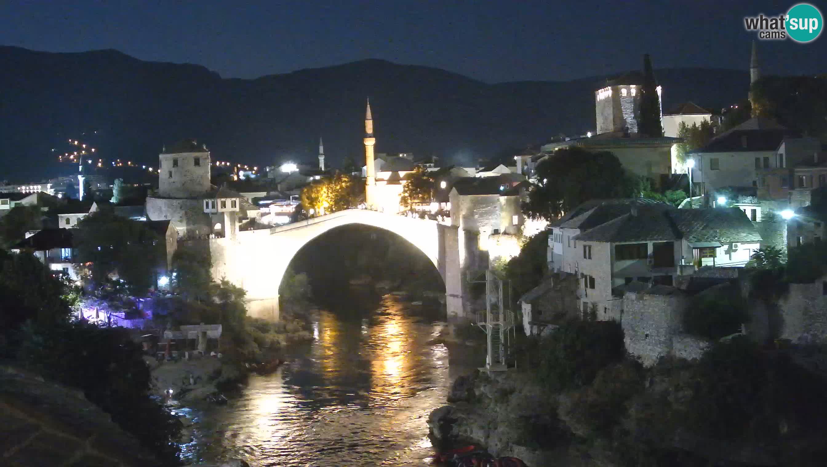 Cámara web de Mostar – El Viejo Puente sobre el río Neretva