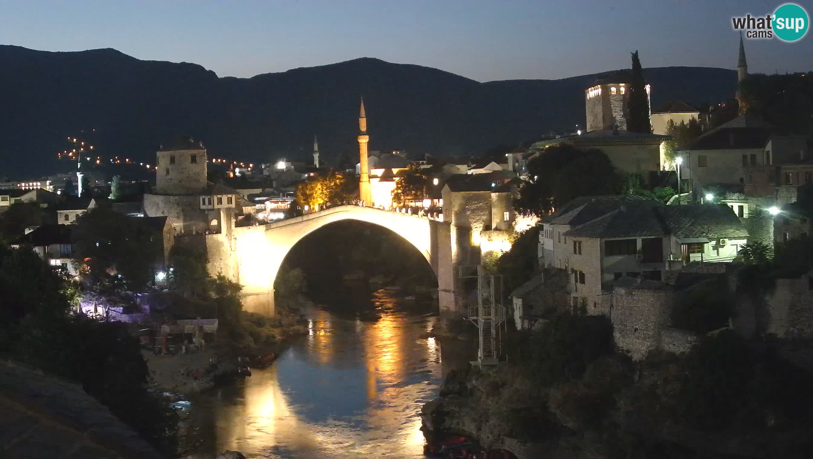 Cámara web de Mostar – El Viejo Puente sobre el río Neretva