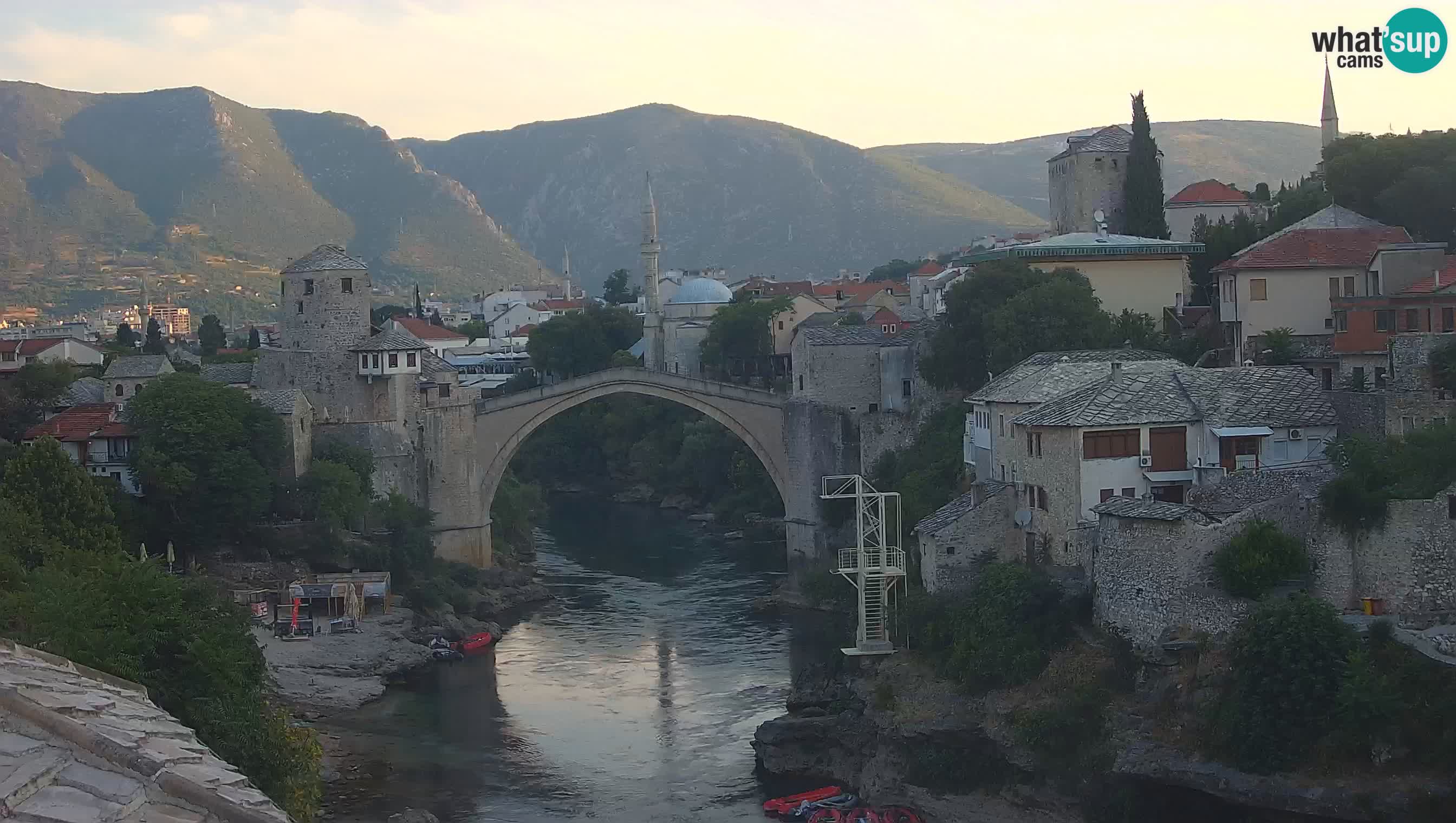 Mostar webcam – LIVE Old Bridge and Neretva river