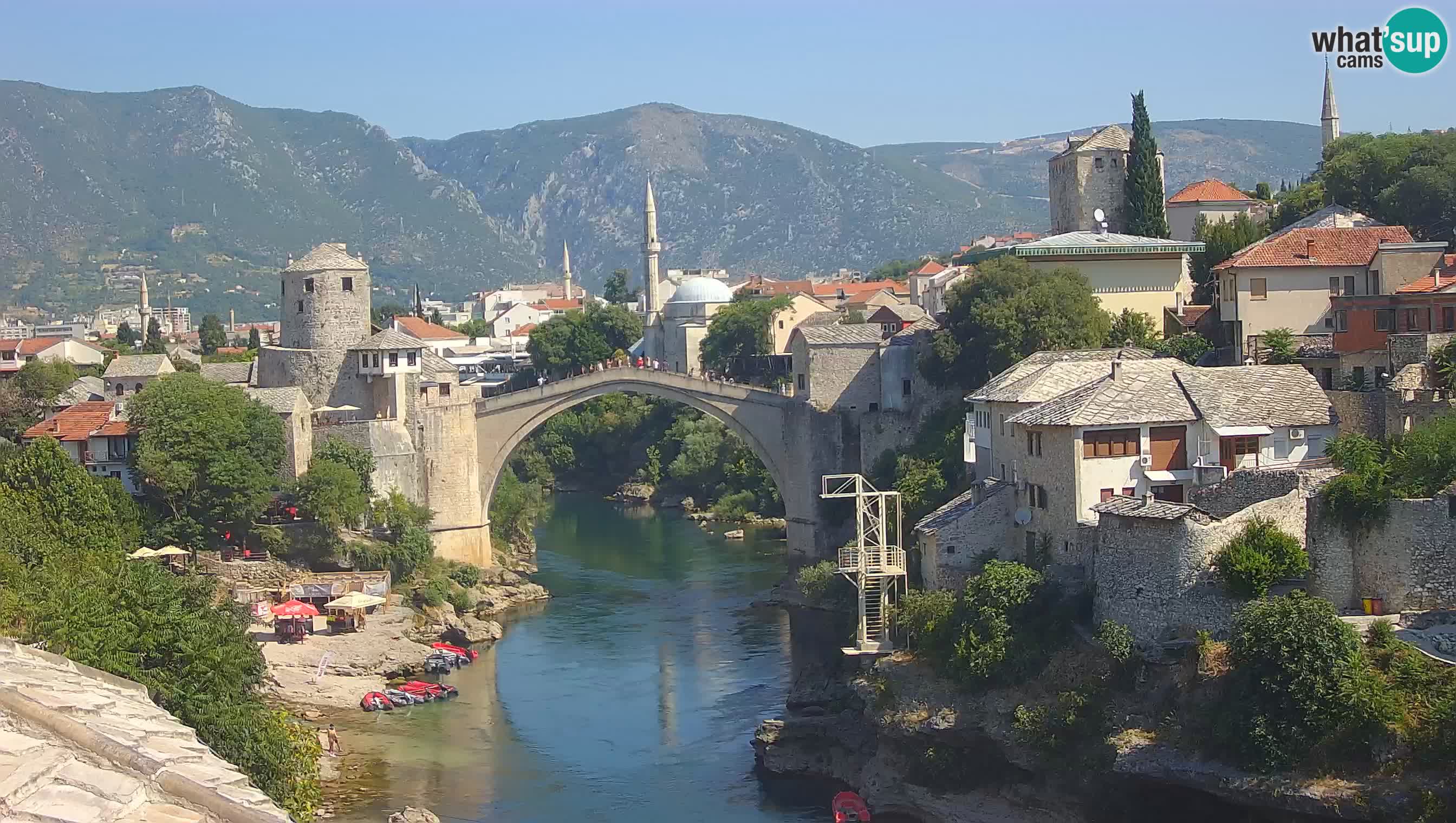 Spletna kamera Mostar – Stari Most in reka Neretva