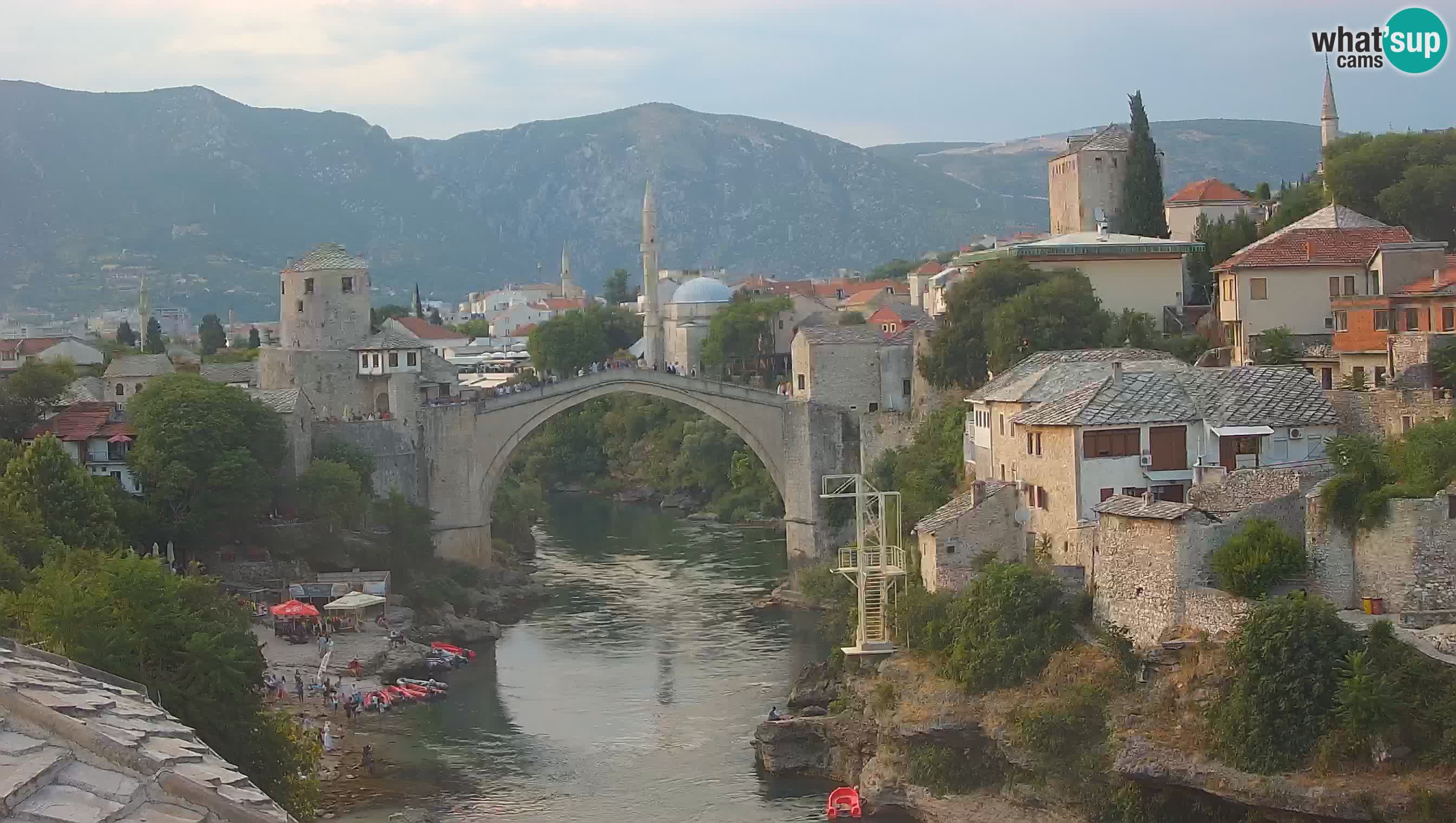 Mostar webcam – LIVE Old Bridge and Neretva river