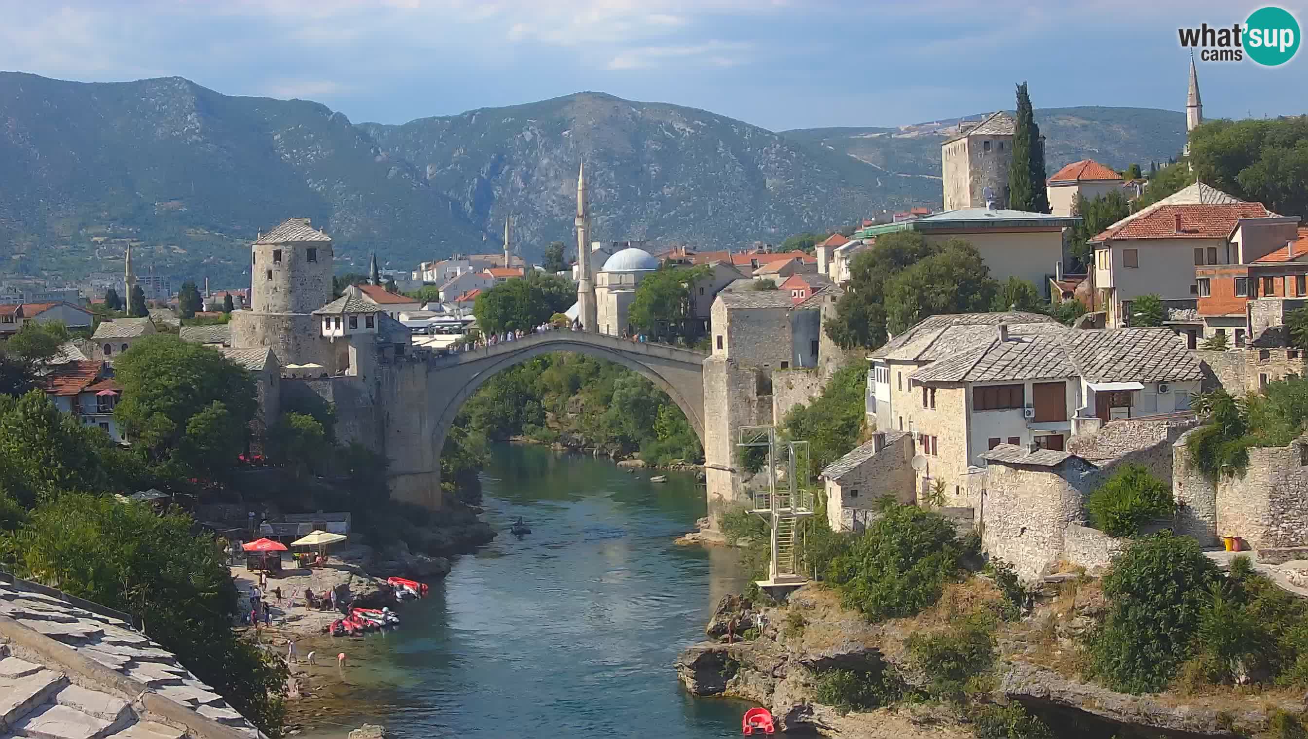 Mostar webcam – LIVE Old Bridge and Neretva river