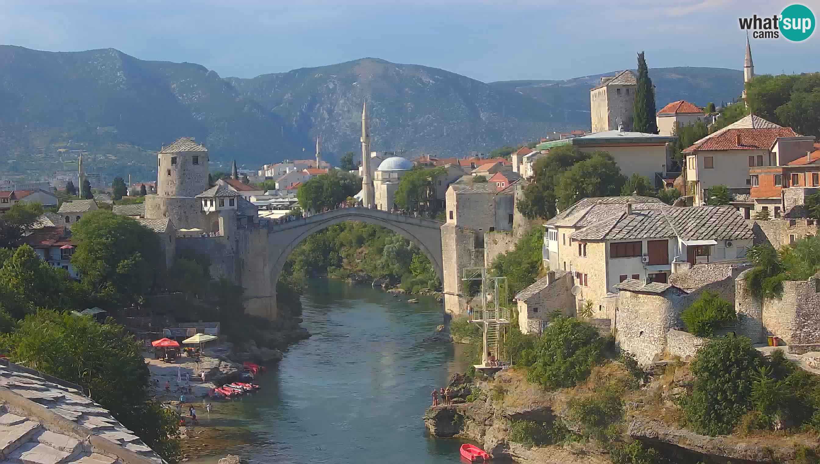 Mostar webcam – LIVE Old Bridge and Neretva river