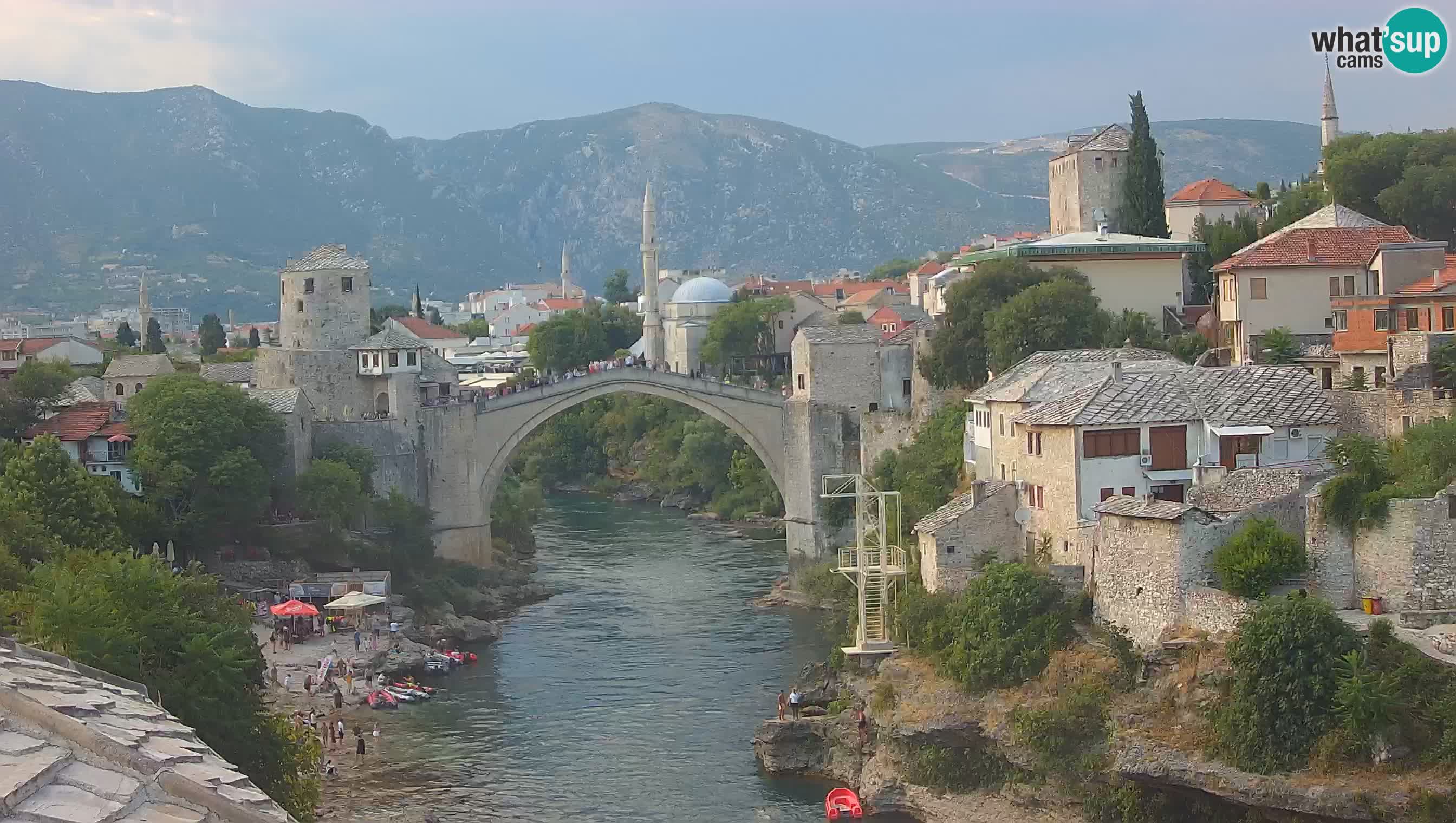 Webcam Mostar – Il Ponte Vecchio sul fiume Neretva