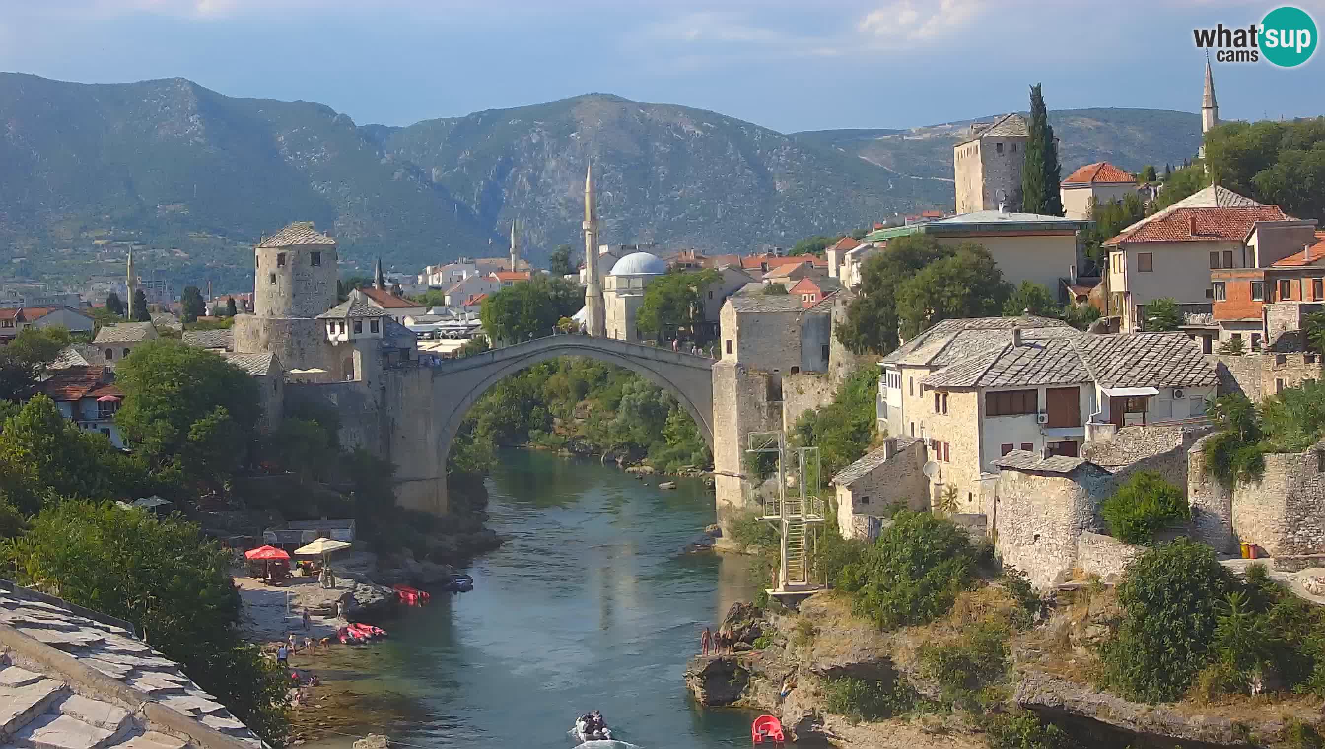 Webcam Mostar – Il Ponte Vecchio sul fiume Neretva