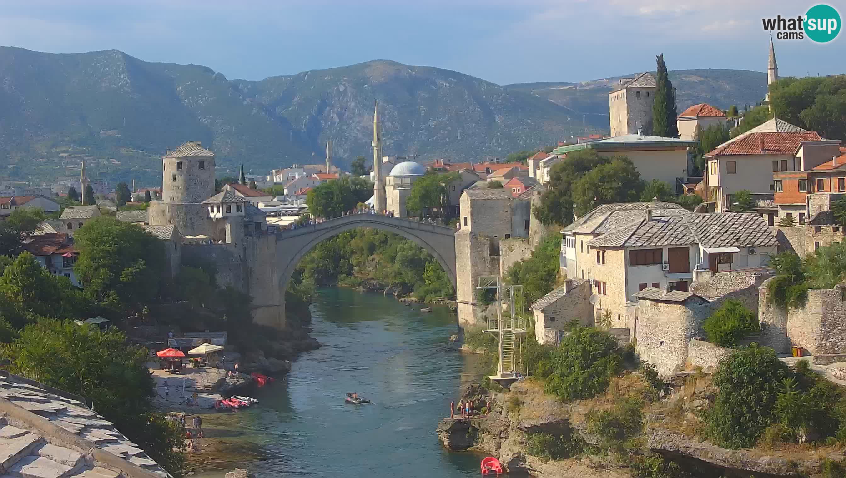 Mostar webcam – LIVE Old Bridge and Neretva river