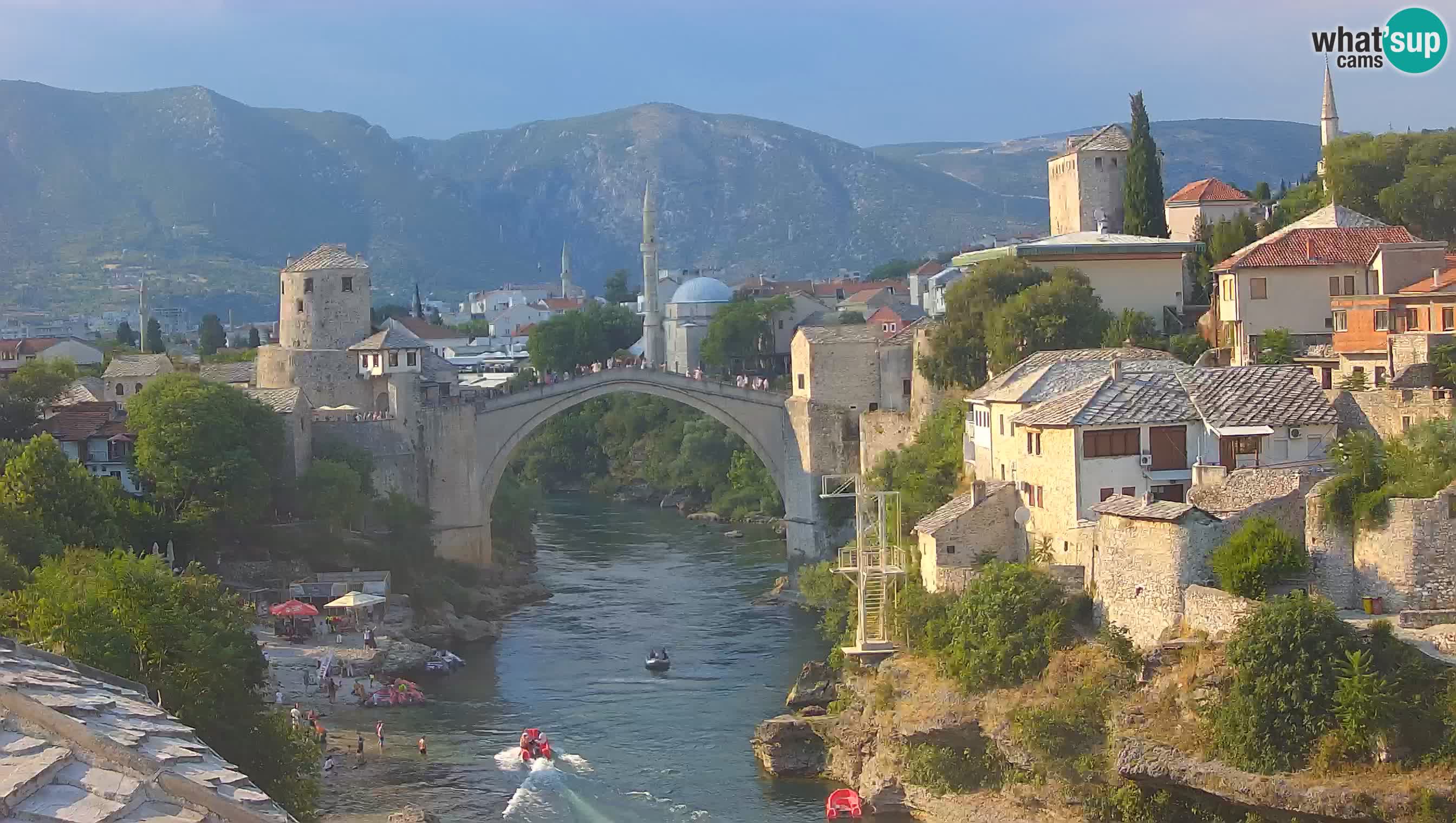 Mostar web kamera – Stari Most i rijeka Neretva – Goa Mostar