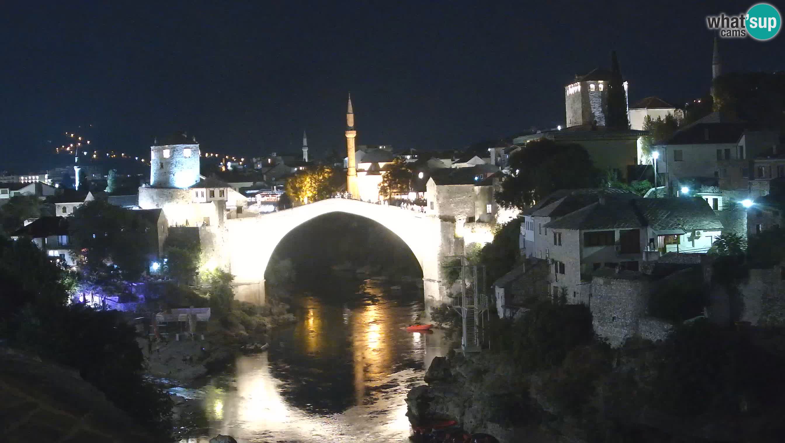 Webcam de Mostar – Le Vieux Pont sur la rivière Neretva