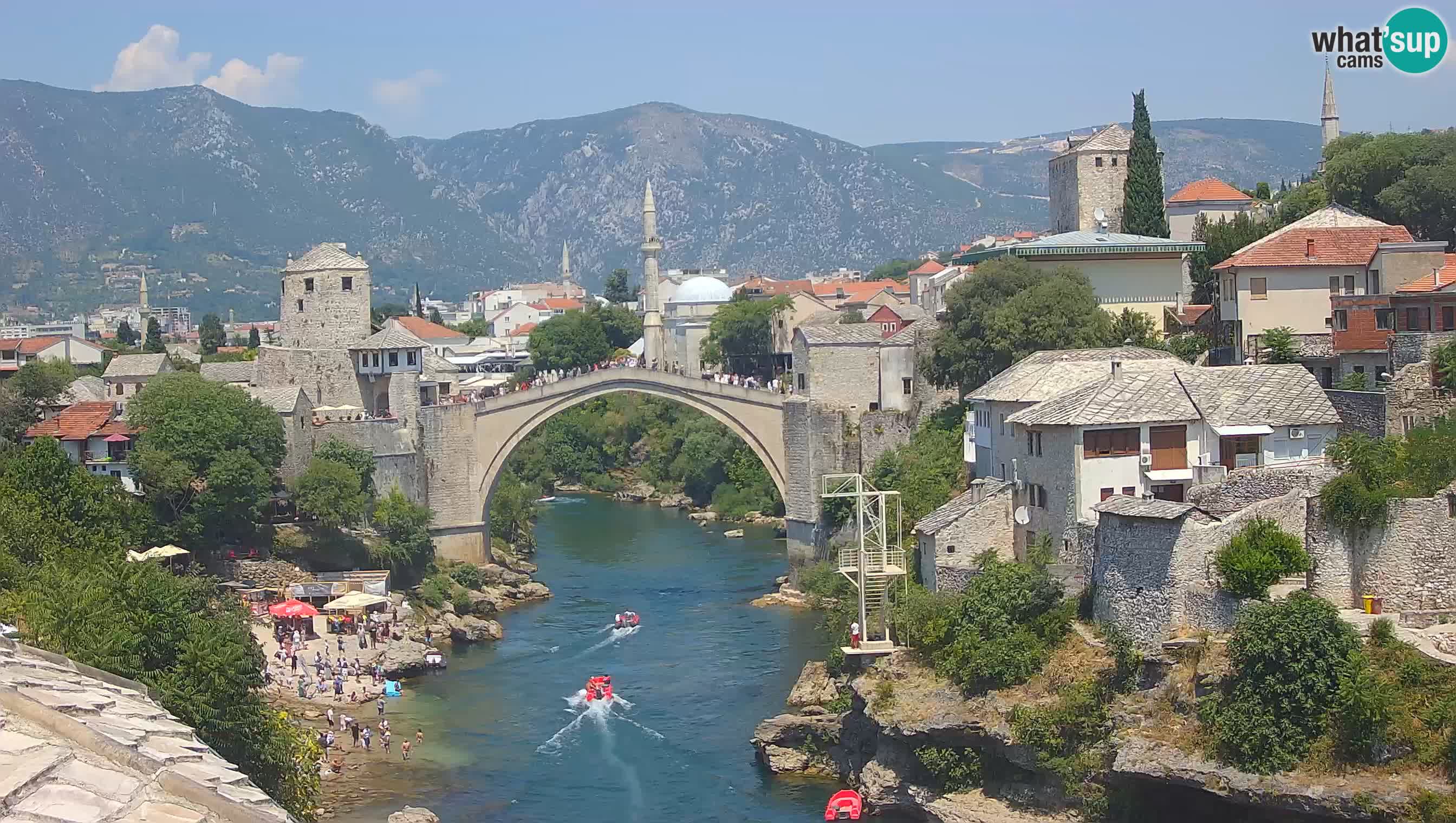 Mostar webcam – LIVE Old Bridge and Neretva river