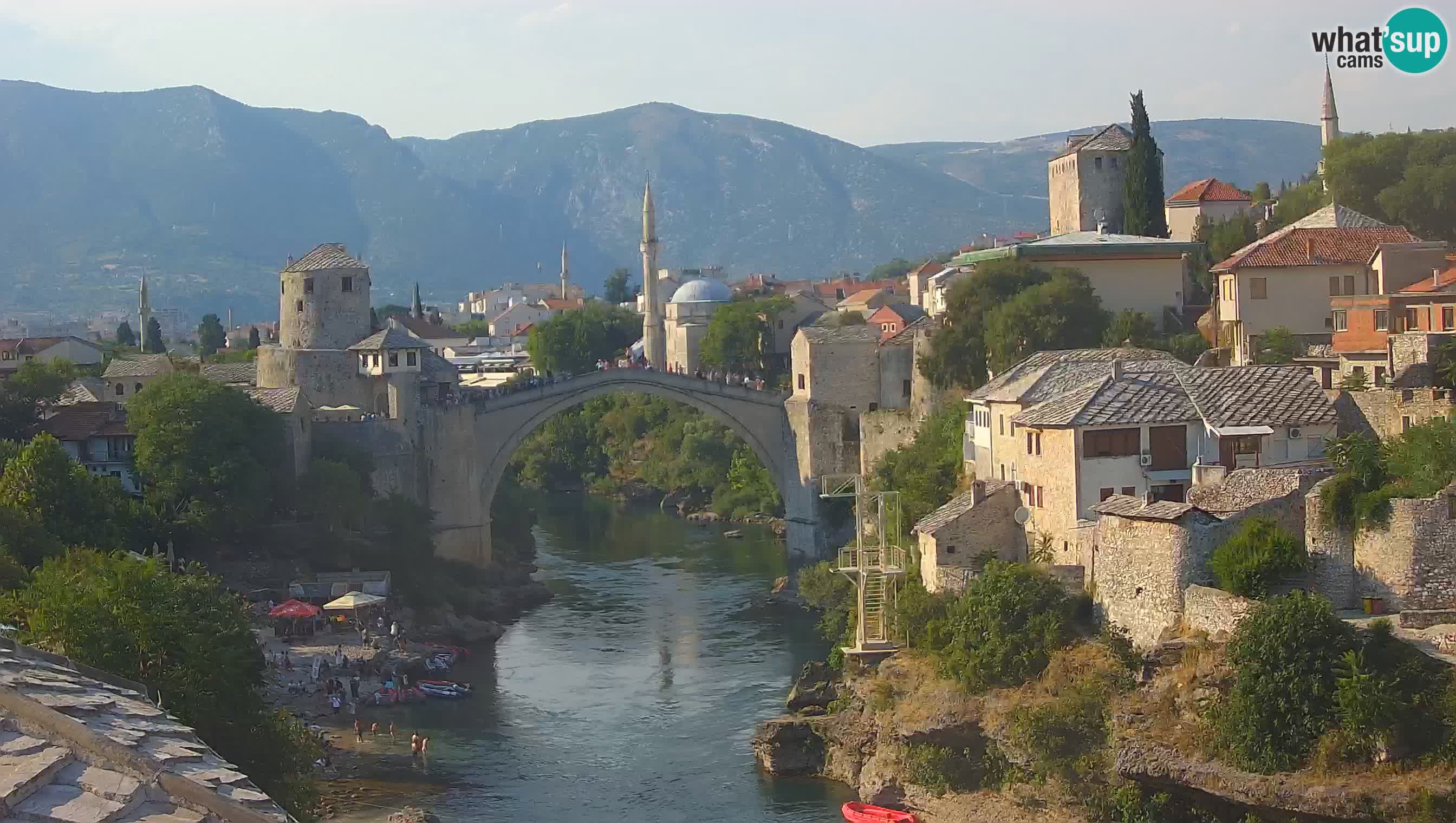 Mostar webcam – LIVE Old Bridge and Neretva river