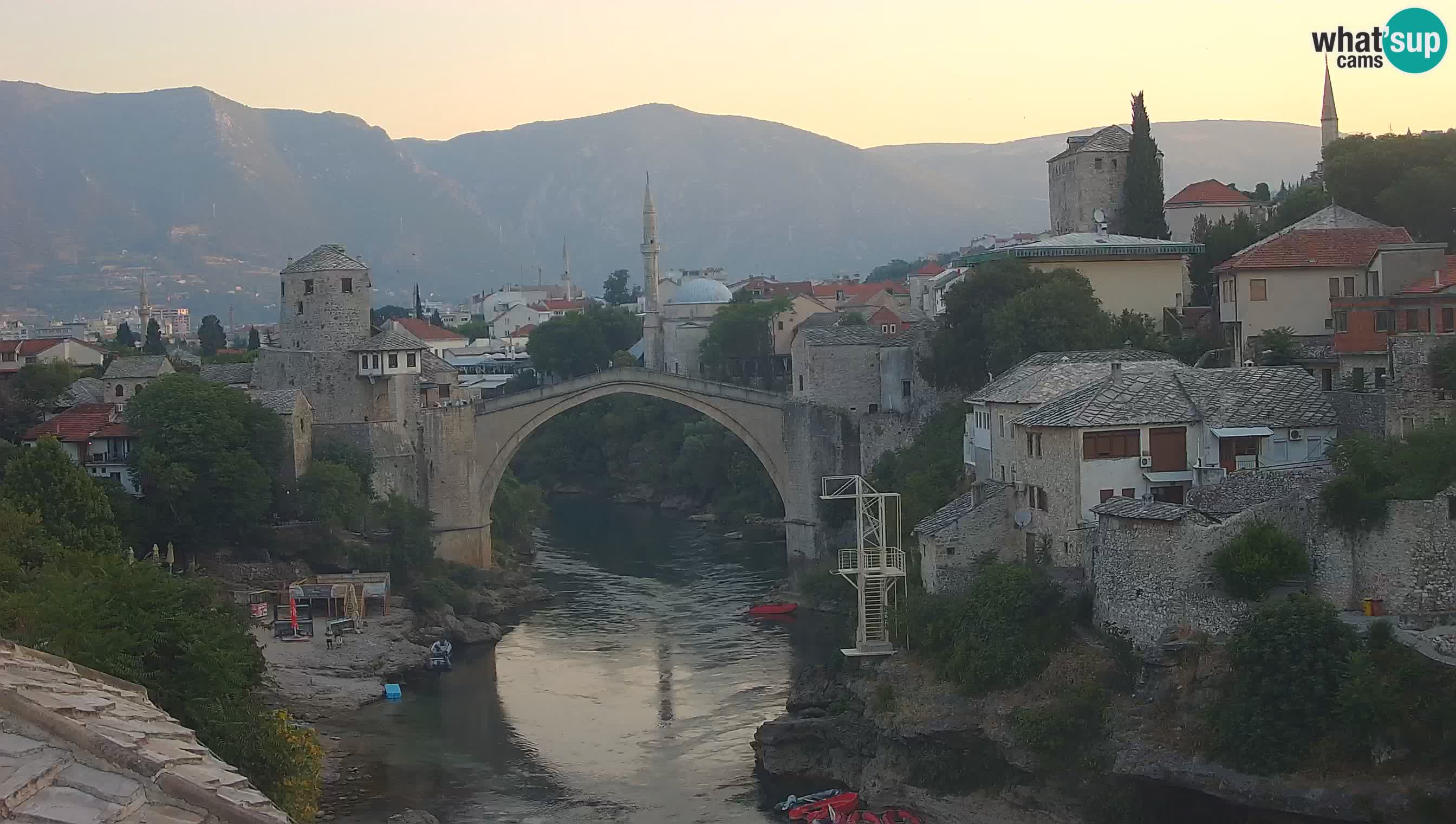 Spletna kamera Mostar – Stari Most in reka Neretva