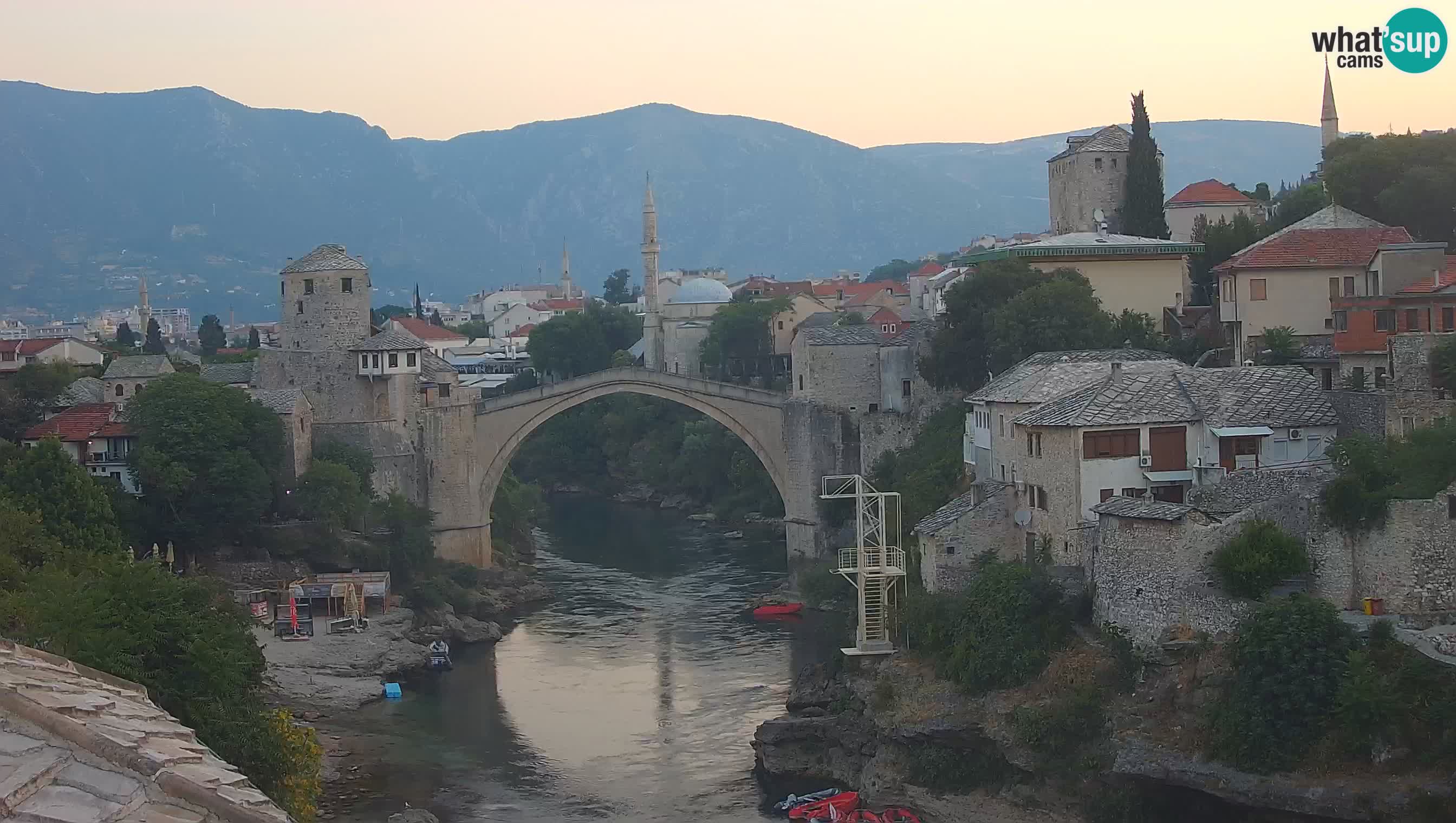 Webcam Mostar – Il Ponte Vecchio sul fiume Neretva