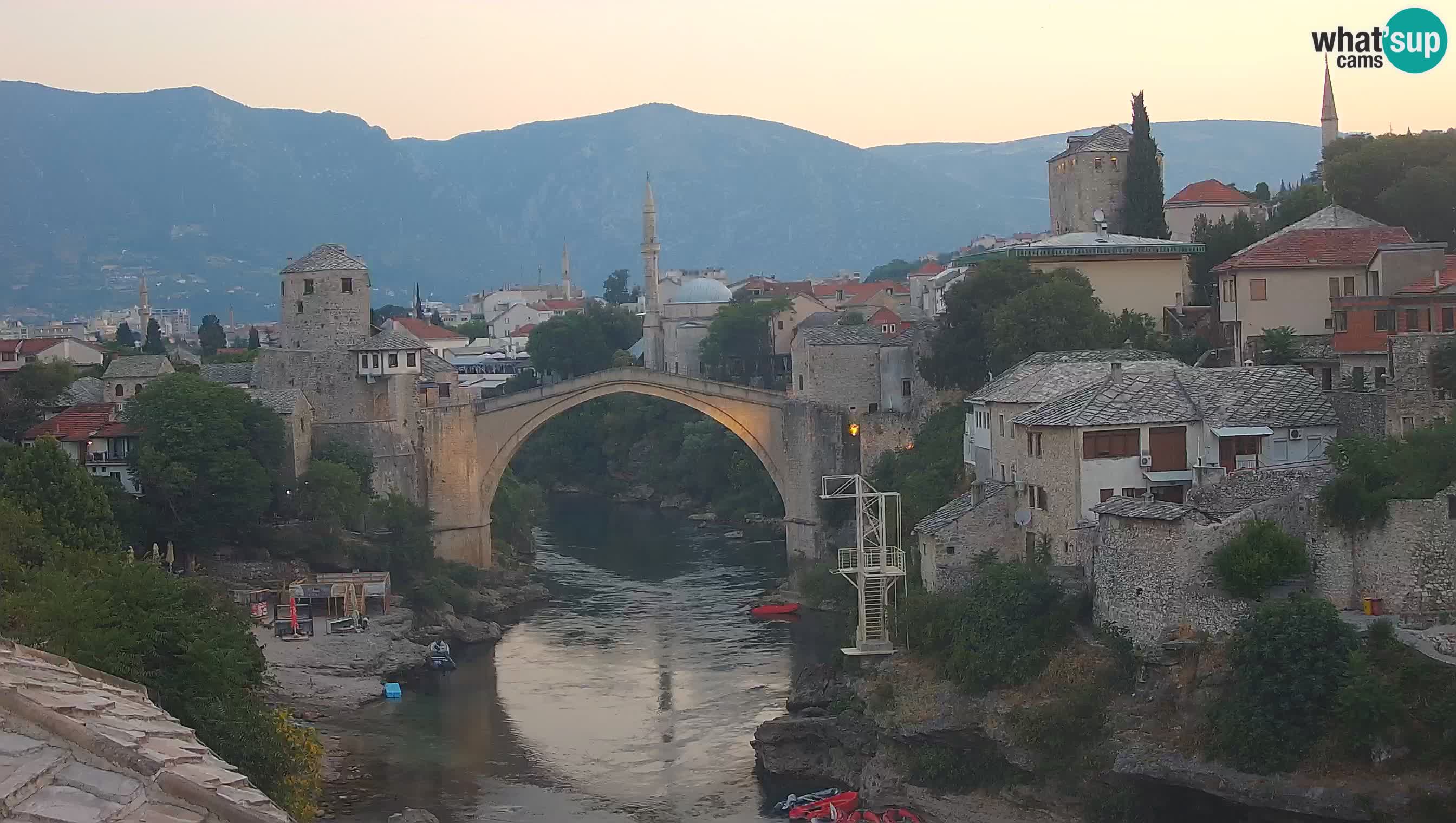 Webcam Mostar – Il Ponte Vecchio sul fiume Neretva