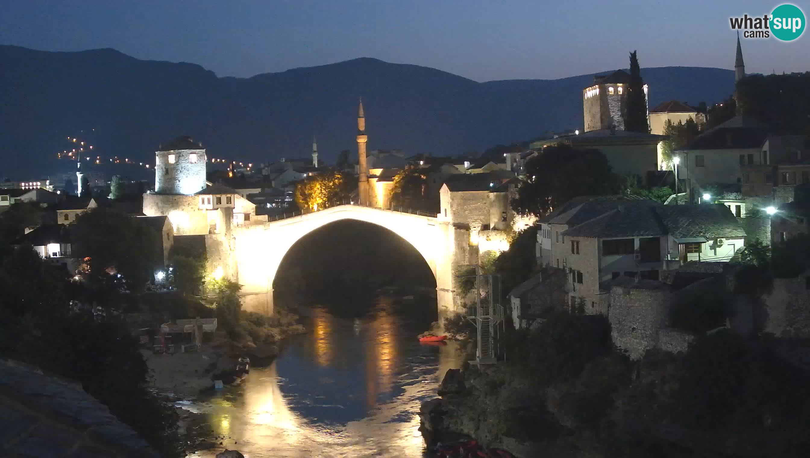 Mostar web kamera – Stari Most i rijeka Neretva – Goa Mostar