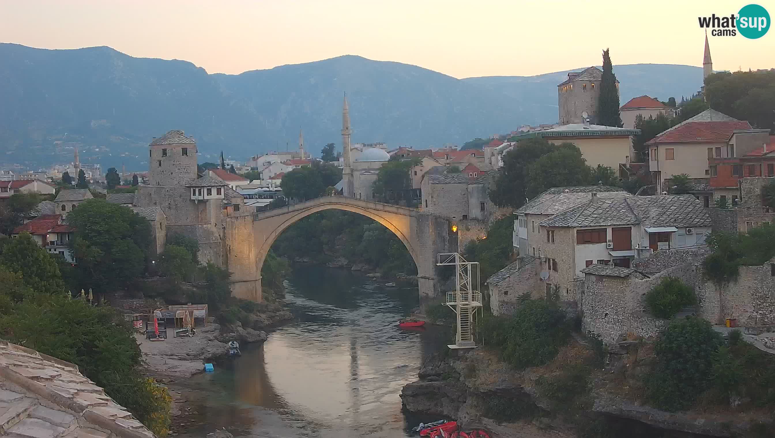 Mostar web kamera – Stari Most i rijeka Neretva – Goa Mostar