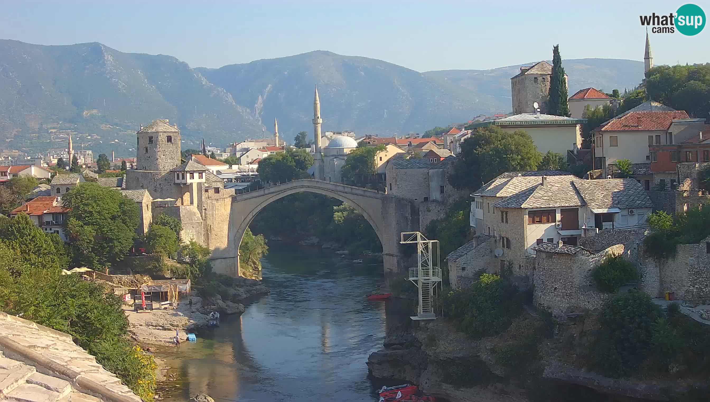 Mostar webcam – LIVE Old Bridge and Neretva river