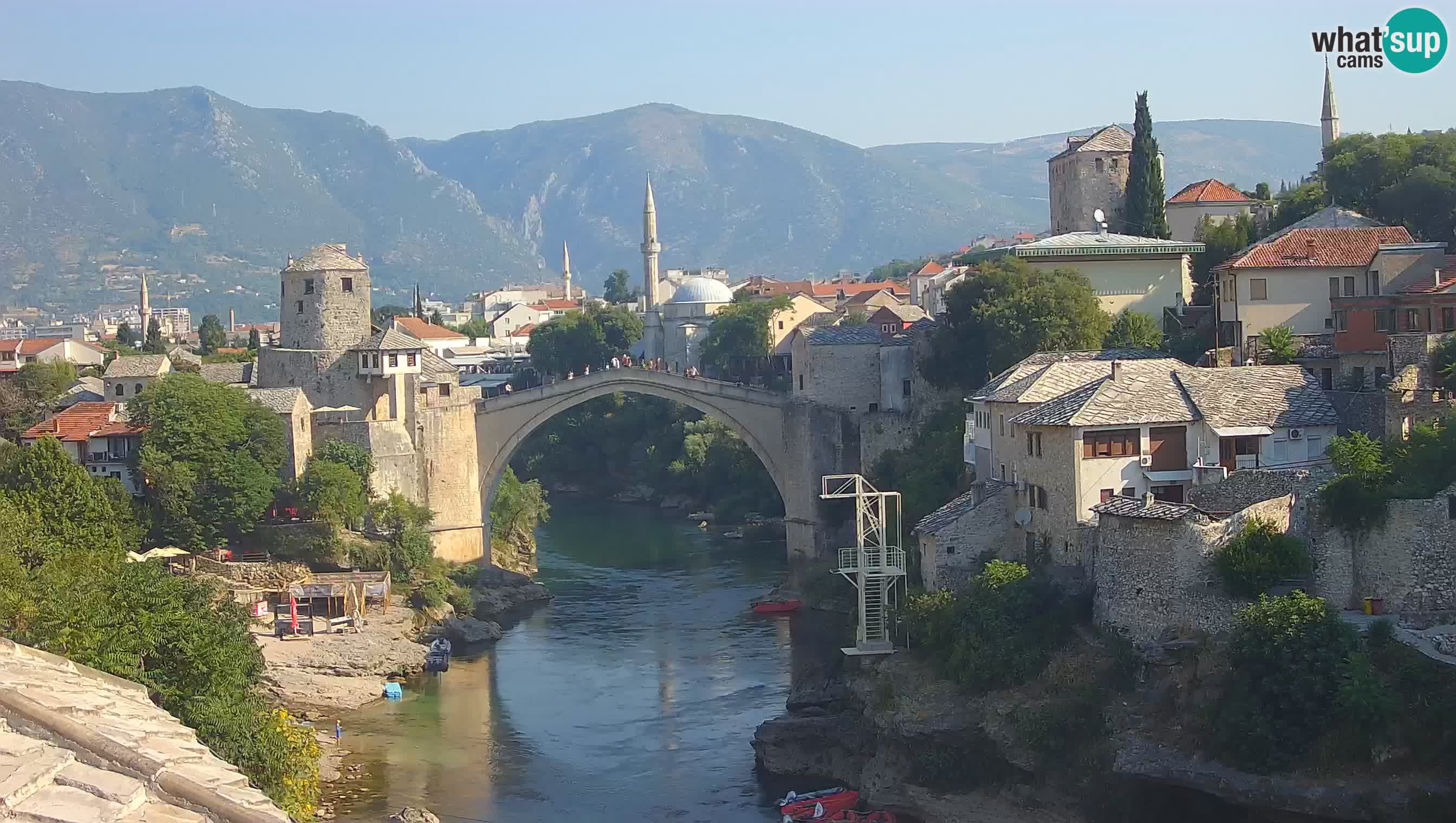 Webcam Mostar – Il Ponte Vecchio sul fiume Neretva
