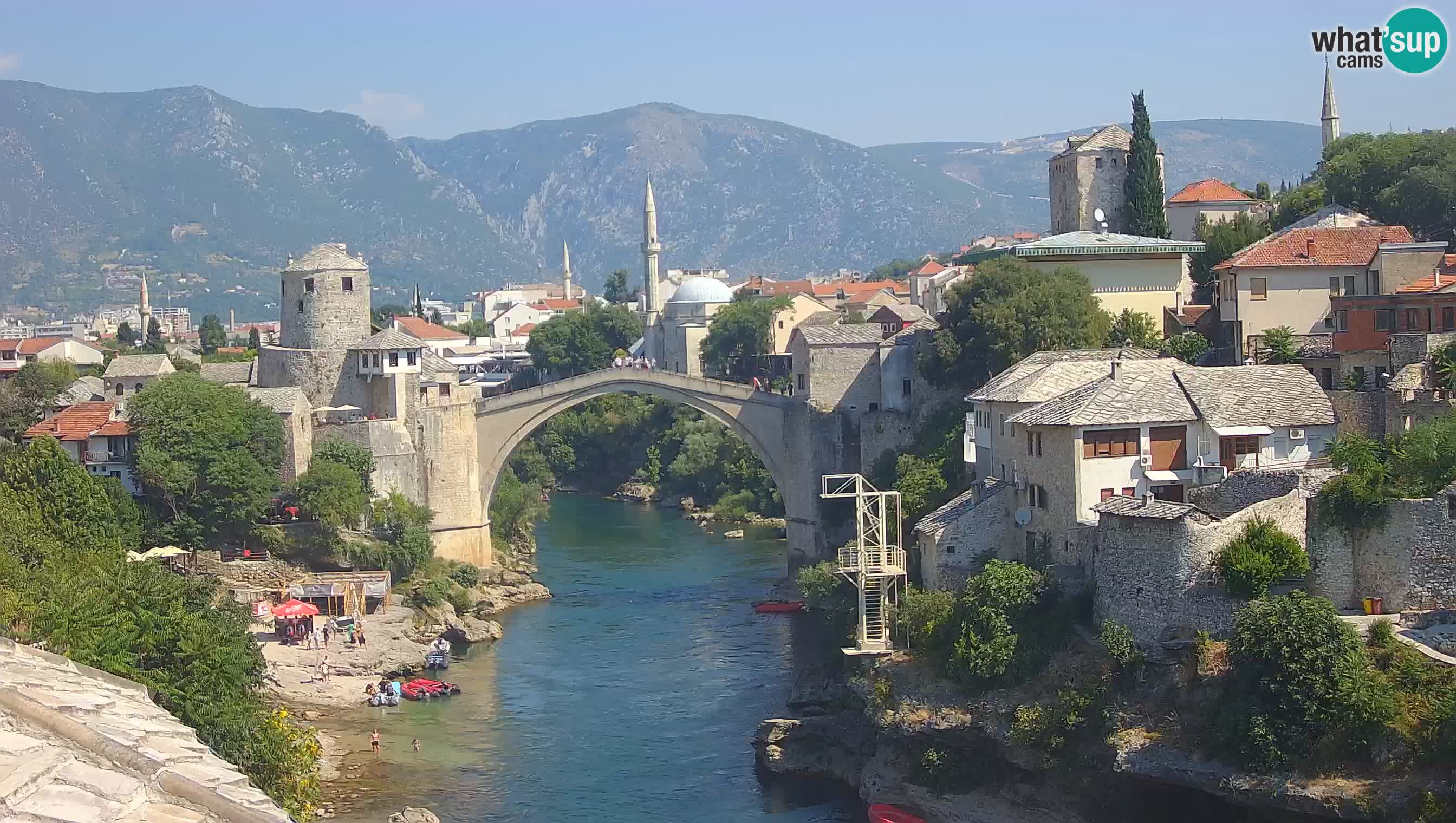 Mostar webcam – LIVE Old Bridge and Neretva river
