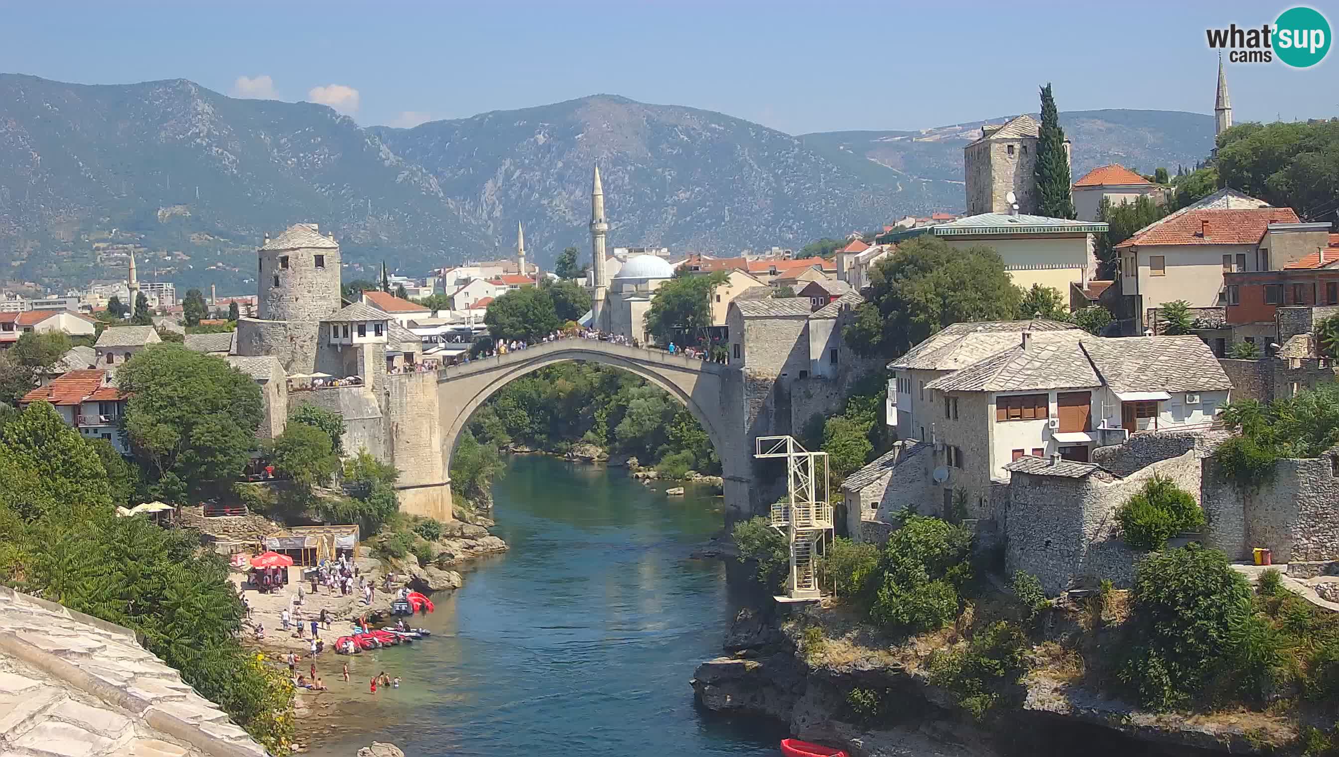 Webcam Mostar – Il Ponte Vecchio sul fiume Neretva