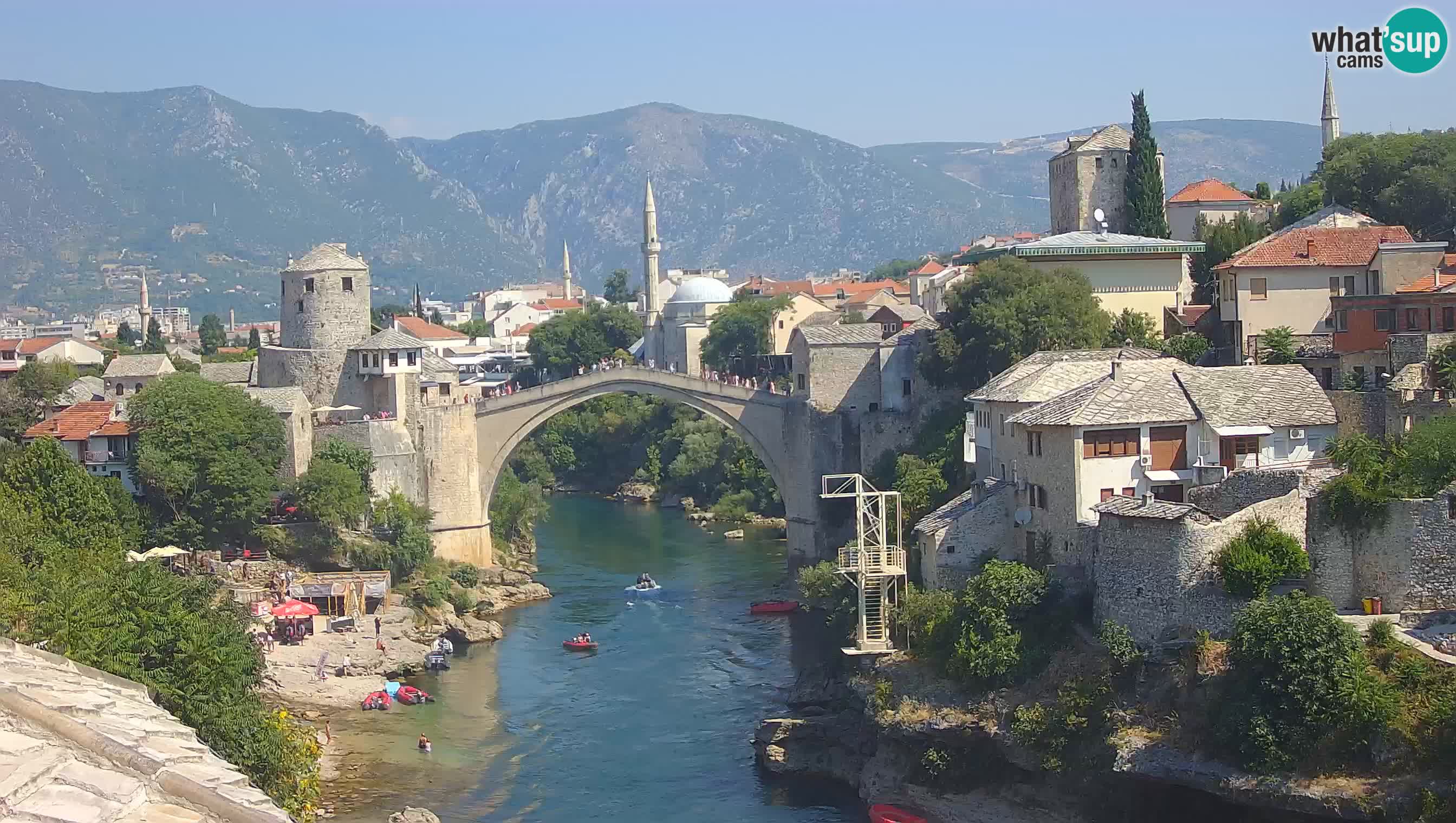Spletna kamera Mostar – Stari Most in reka Neretva