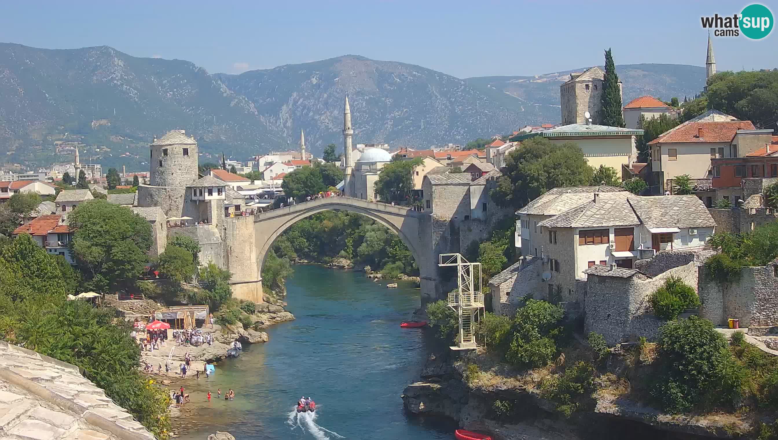 Mostar webcam – LIVE Old Bridge and Neretva river