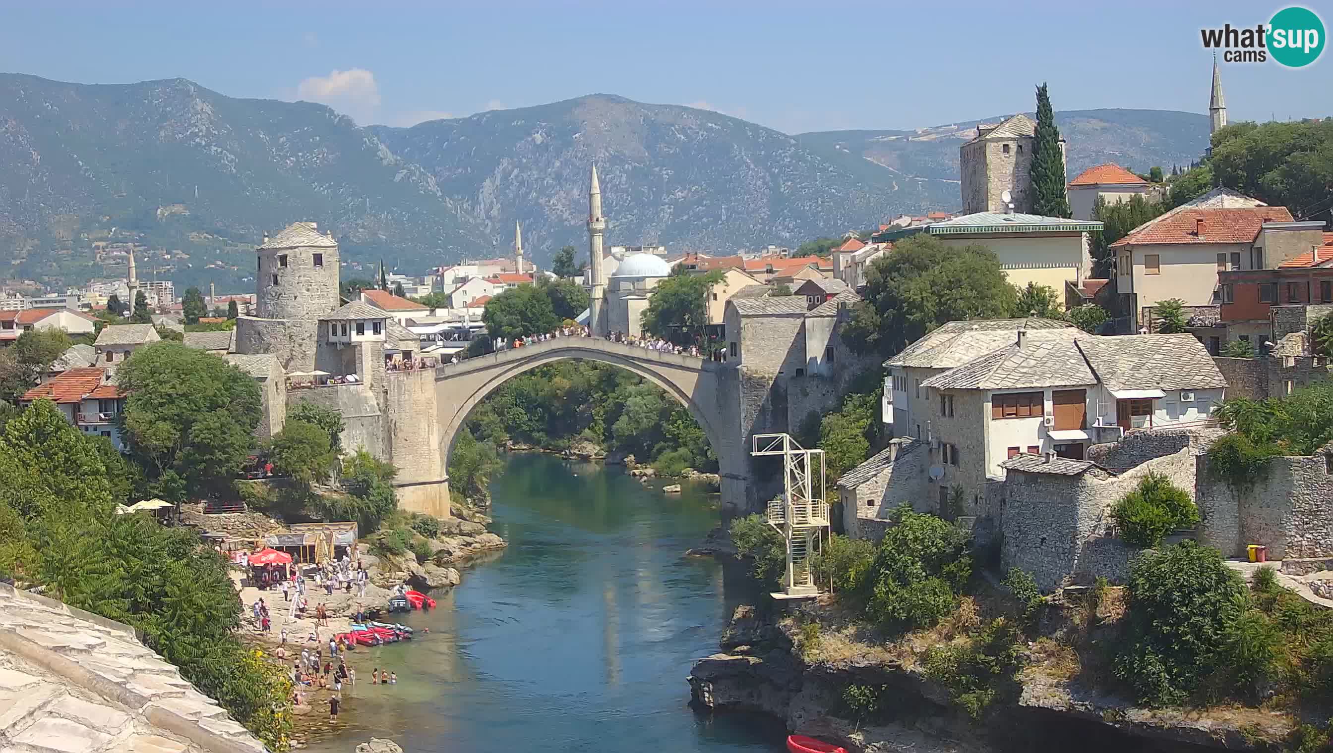 Spletna kamera Mostar – Stari Most in reka Neretva
