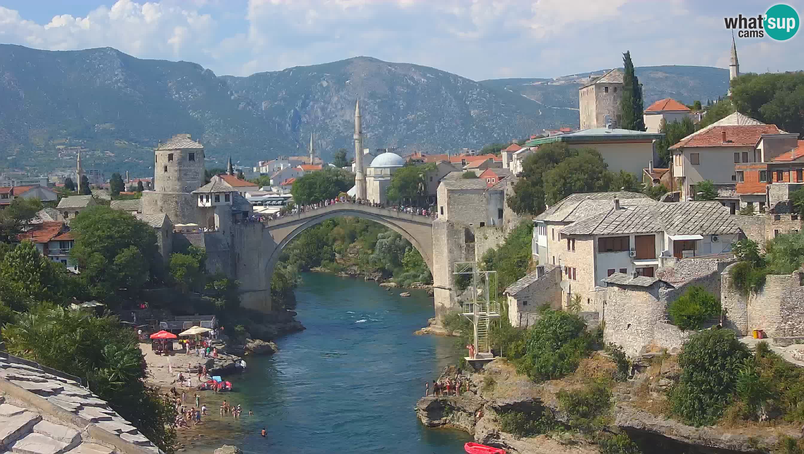 Spletna kamera Mostar – Stari Most in reka Neretva