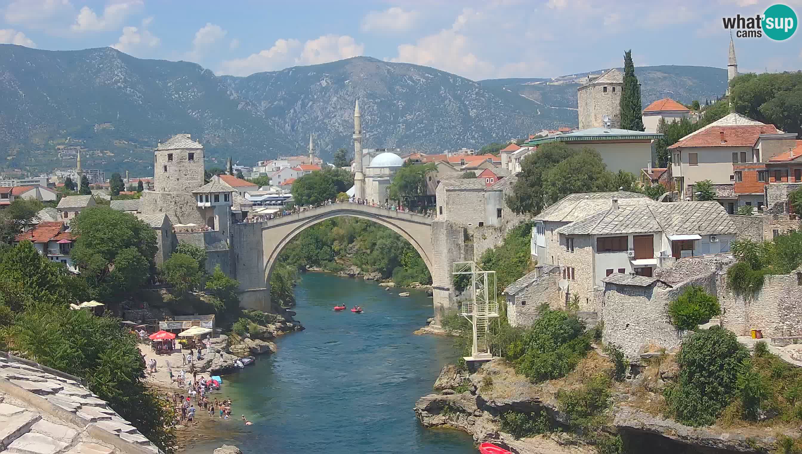 Mostar webcam – LIVE Old Bridge and Neretva river