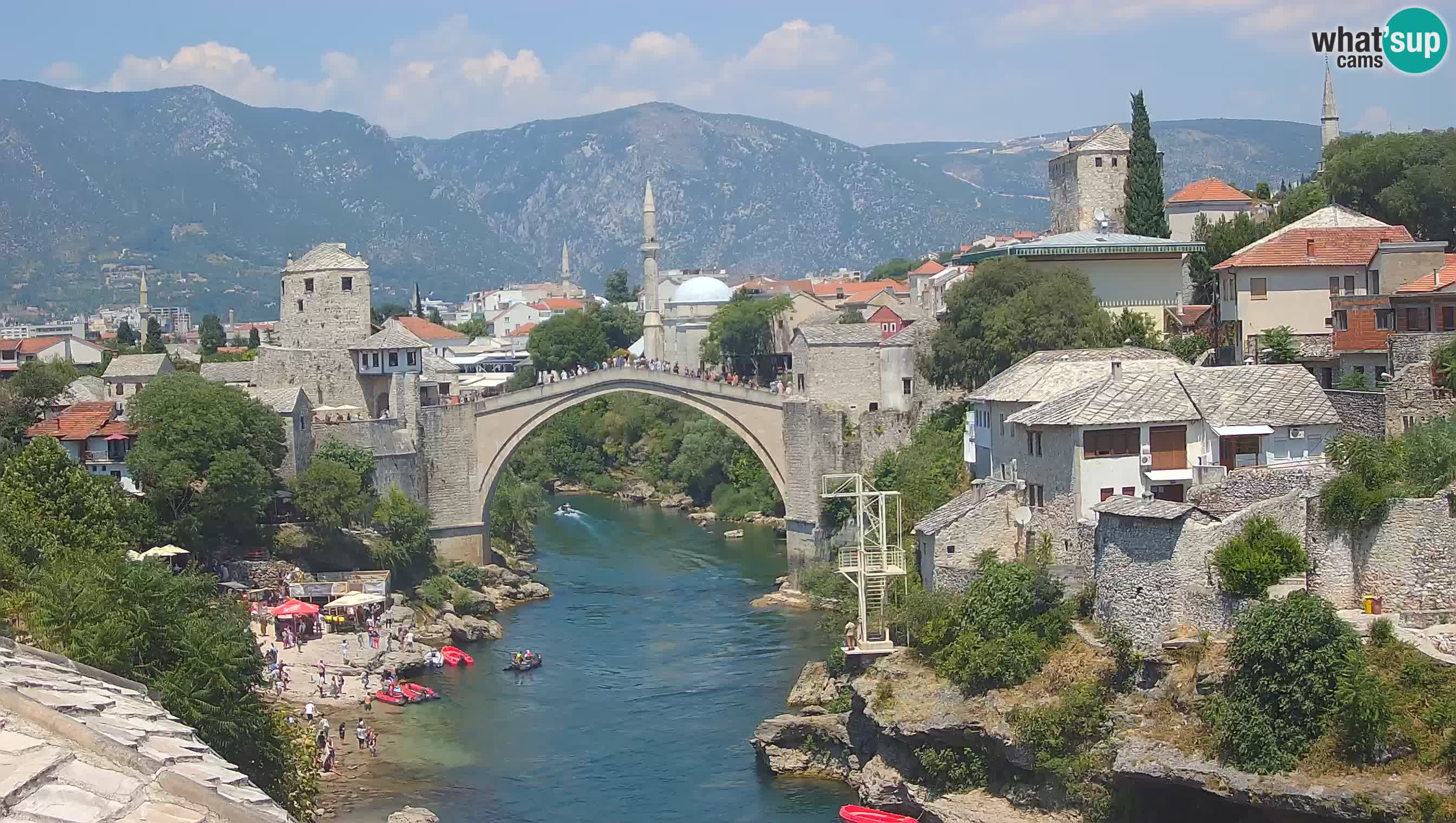 Spletna kamera Mostar – Stari Most in reka Neretva