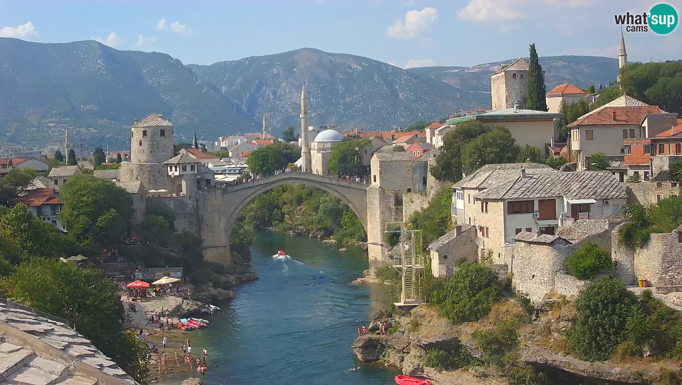 Mostar web kamera – Stari Most i rijeka Neretva – Goa Mostar