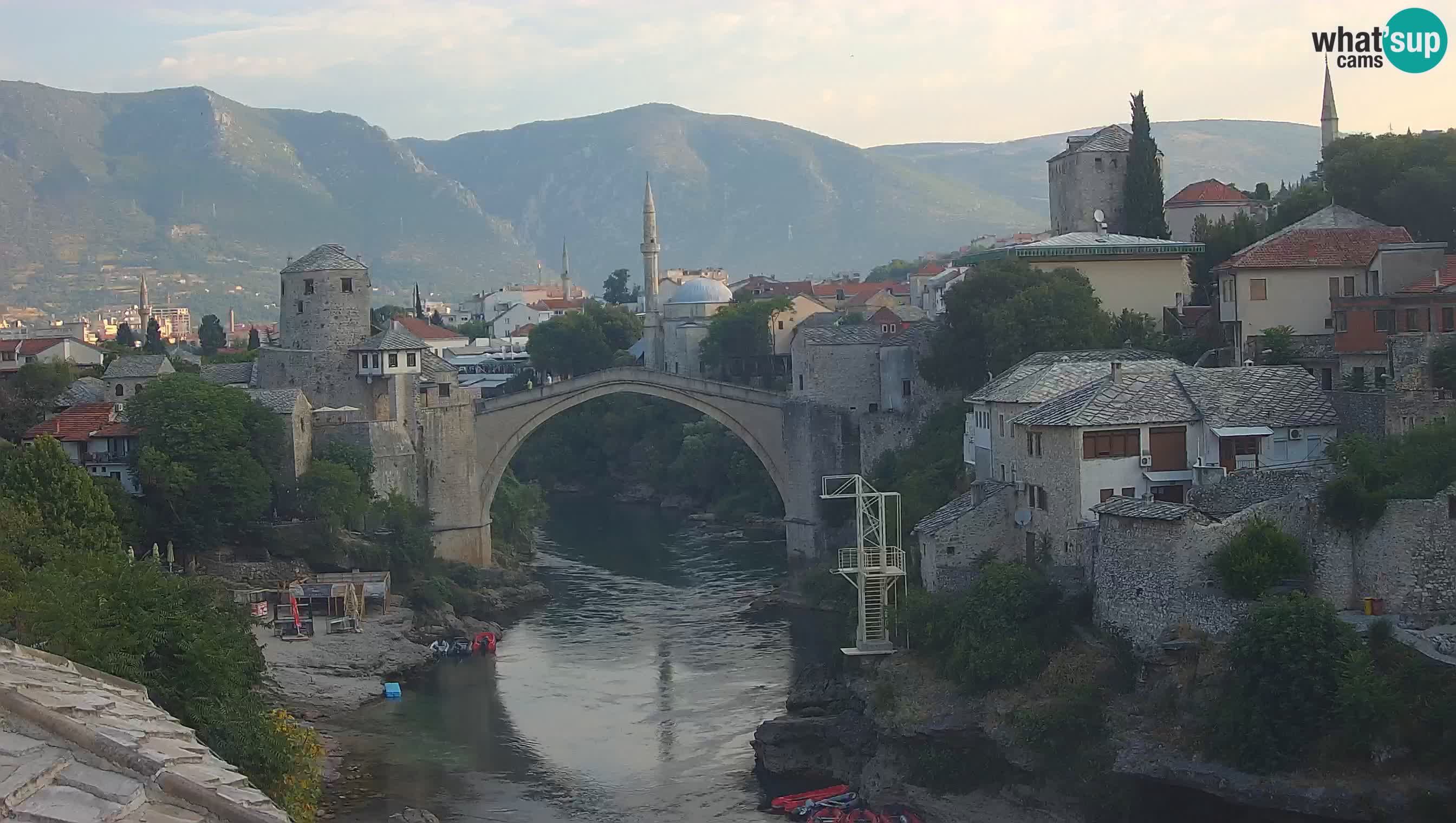 Mostar webcam – LIVE Old Bridge and Neretva river