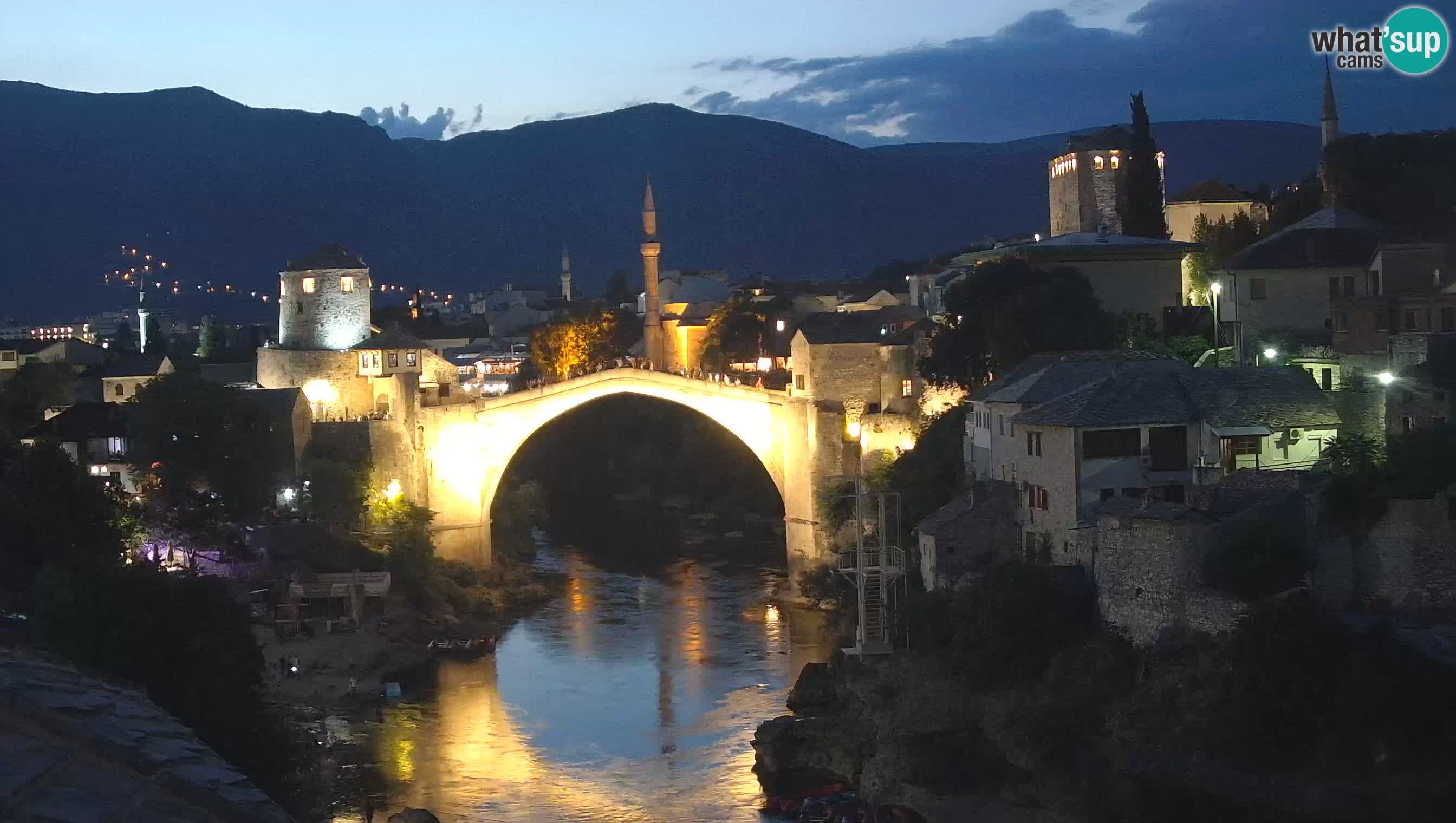 Cámara web de Mostar – El Viejo Puente sobre el río Neretva