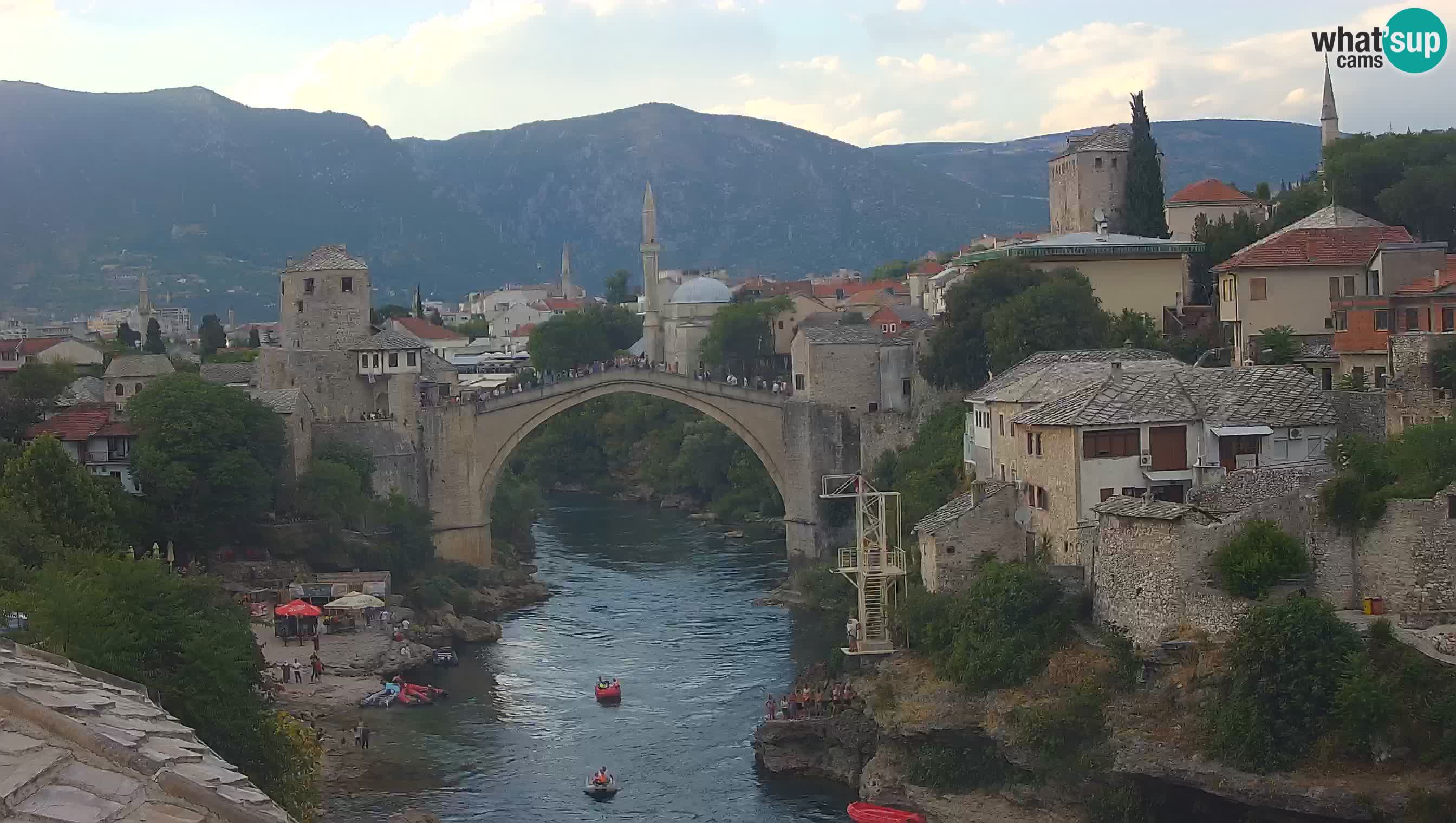 Mostar webcam – LIVE Old Bridge and Neretva river