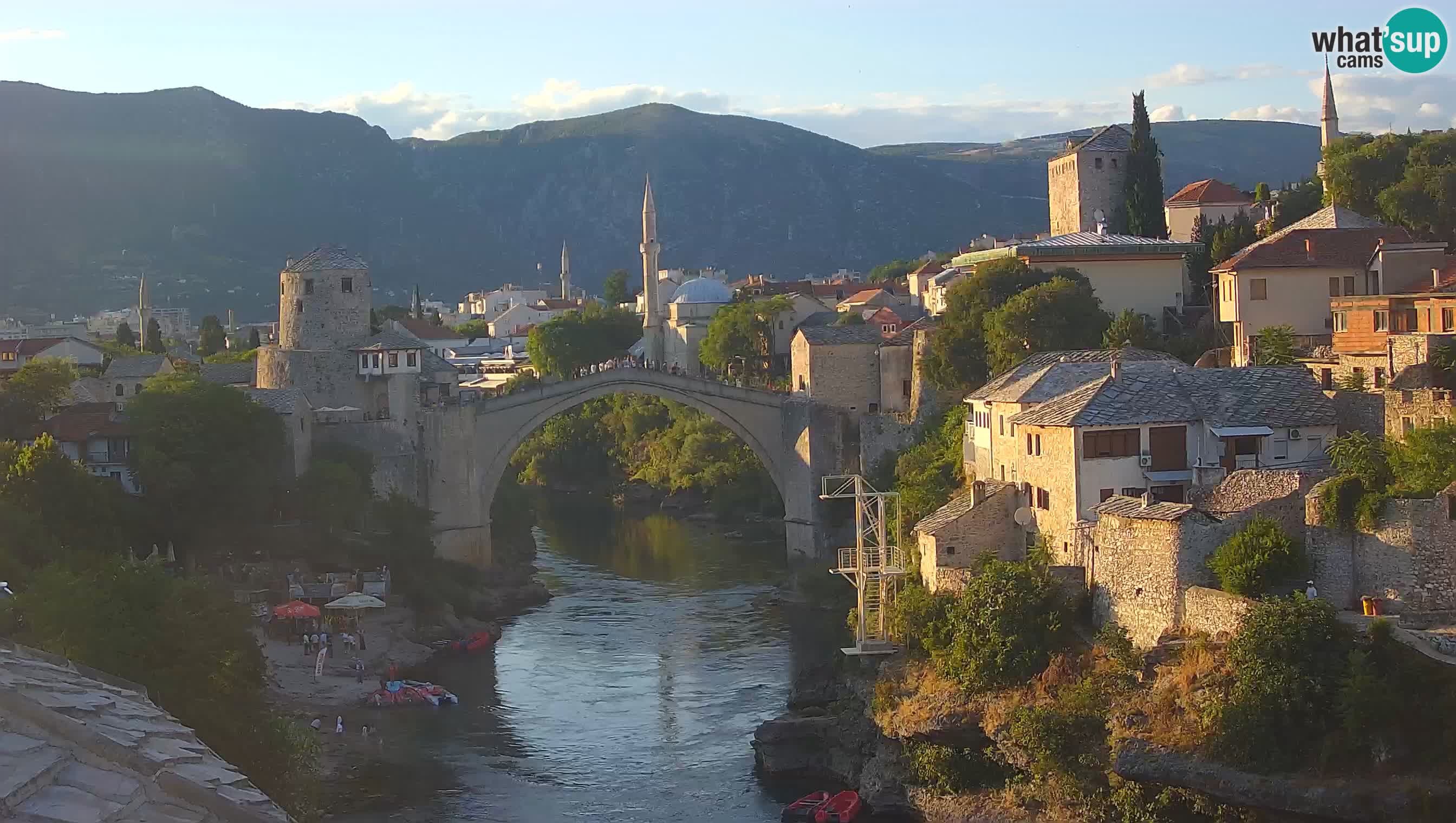 Mostar web kamera – Stari Most i rijeka Neretva – Goa Mostar