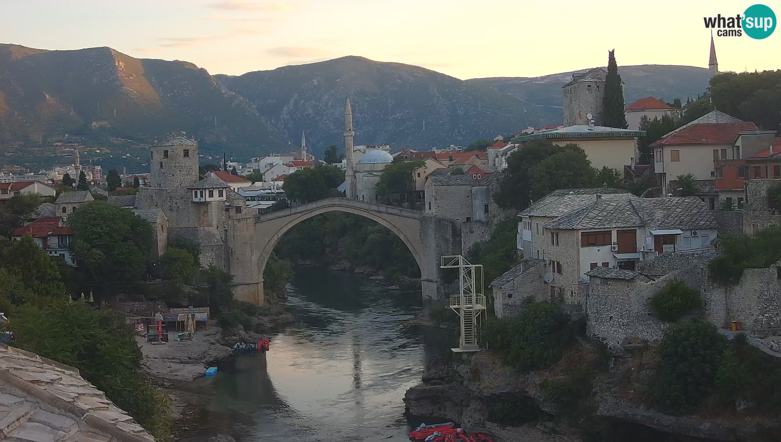 Webcam Mostar – Il Ponte Vecchio sul fiume Neretva