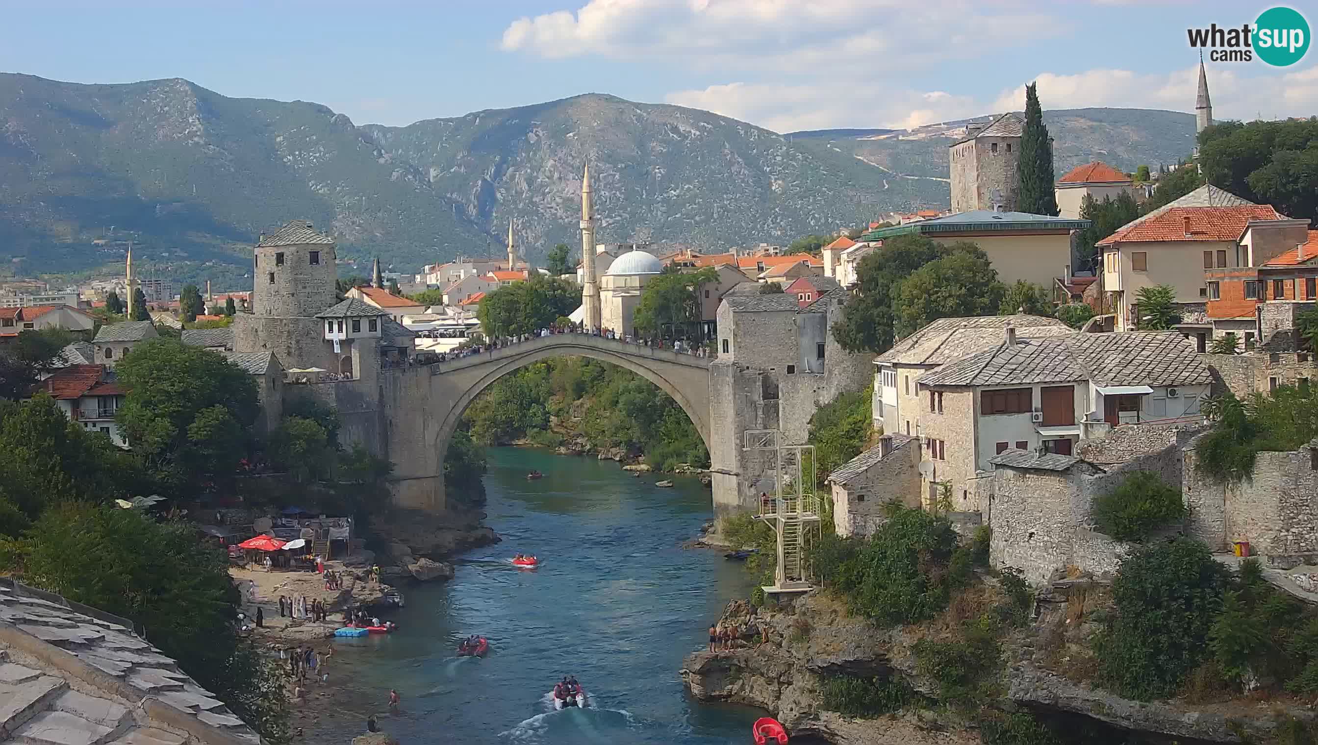 Webcam Mostar – Il Ponte Vecchio sul fiume Neretva