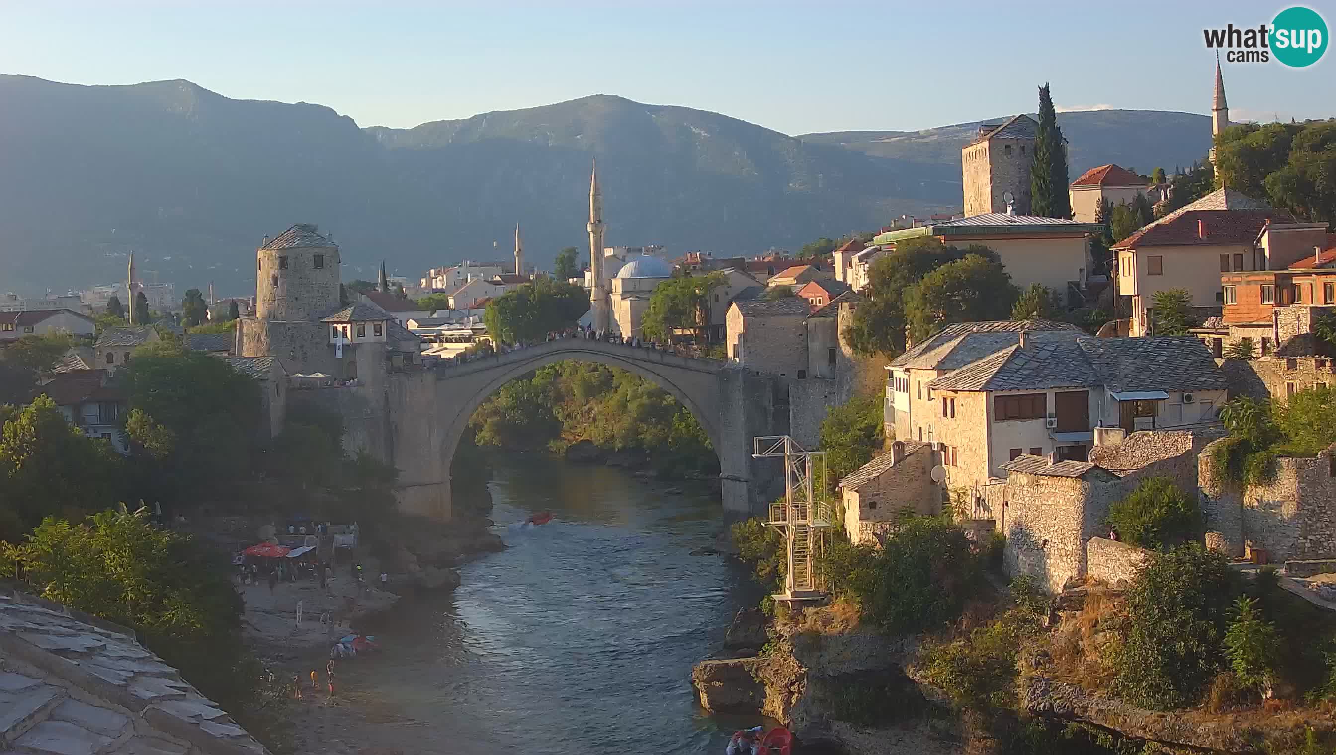 Mostar webcam – LIVE Old Bridge and Neretva river